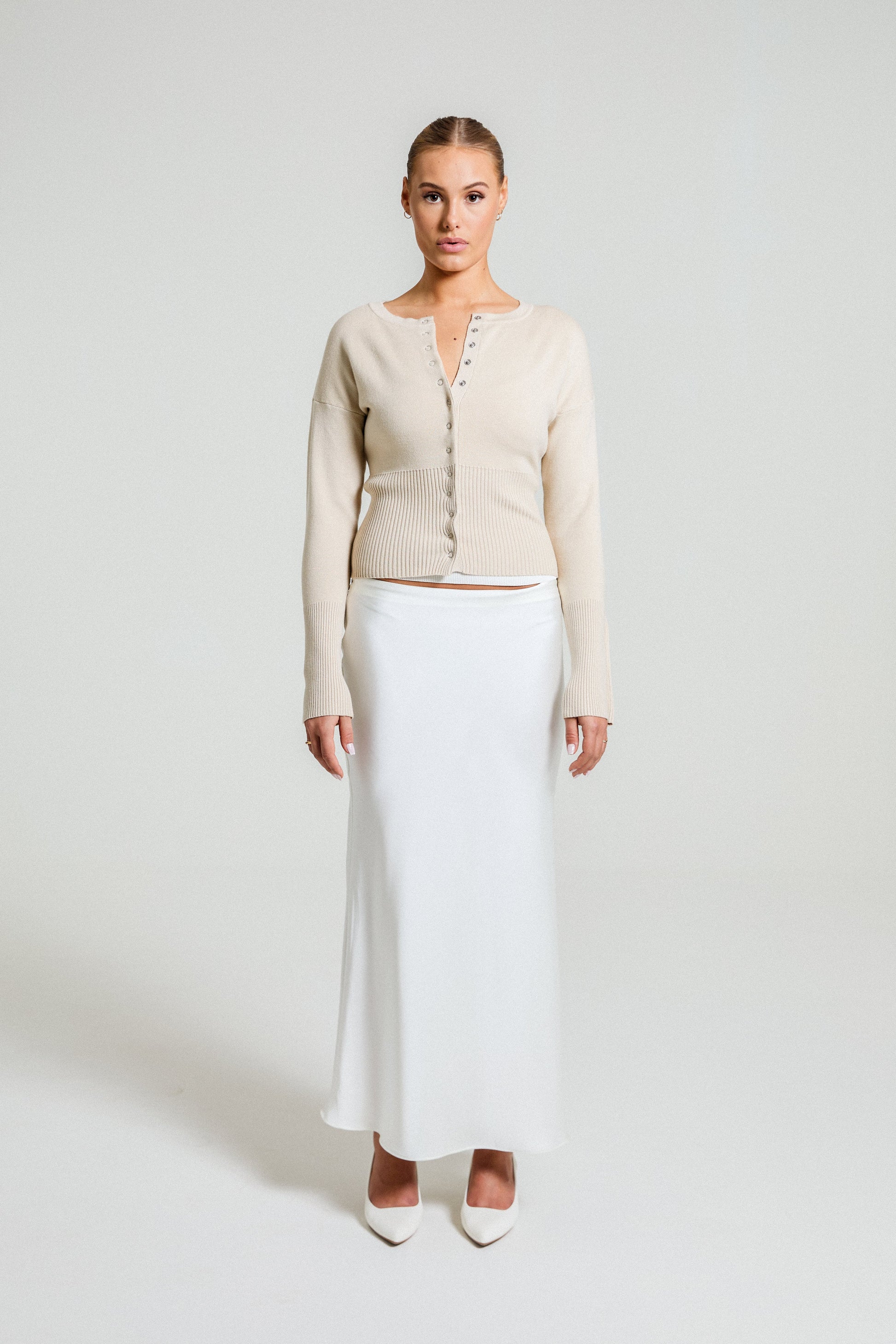 Alba Cardigan - Beige