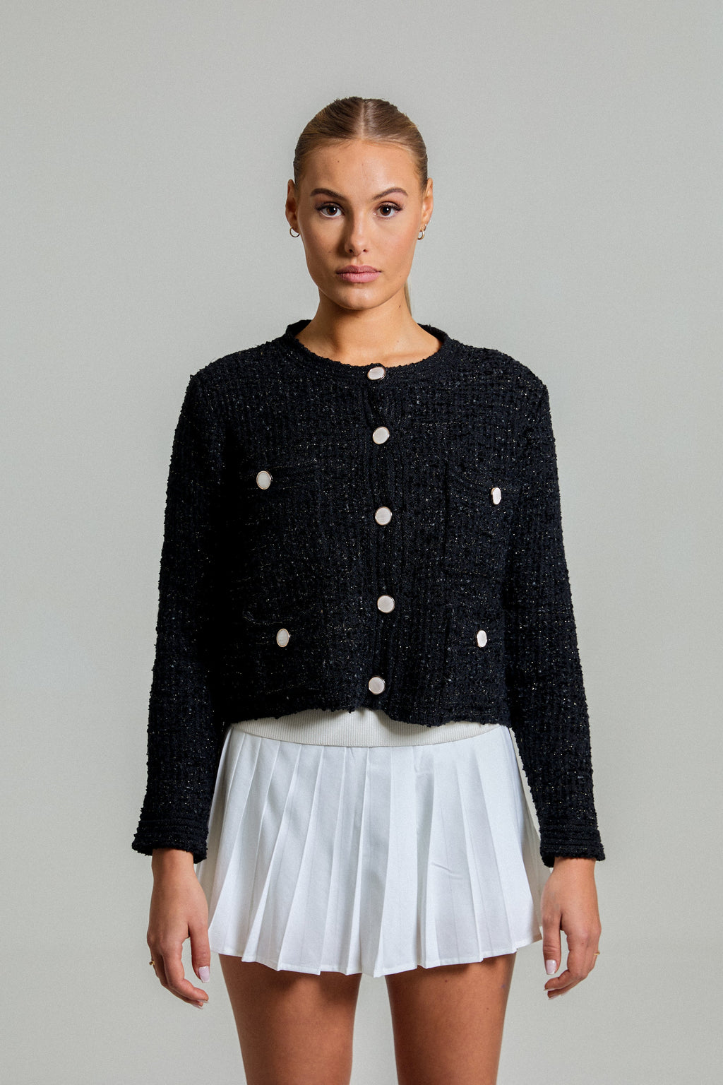 Lunetta Cardigan - Black