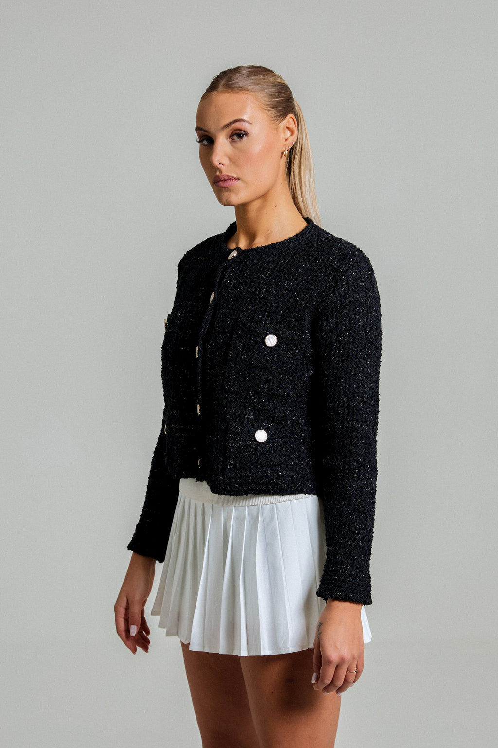 Lunetta Cardigan - Black