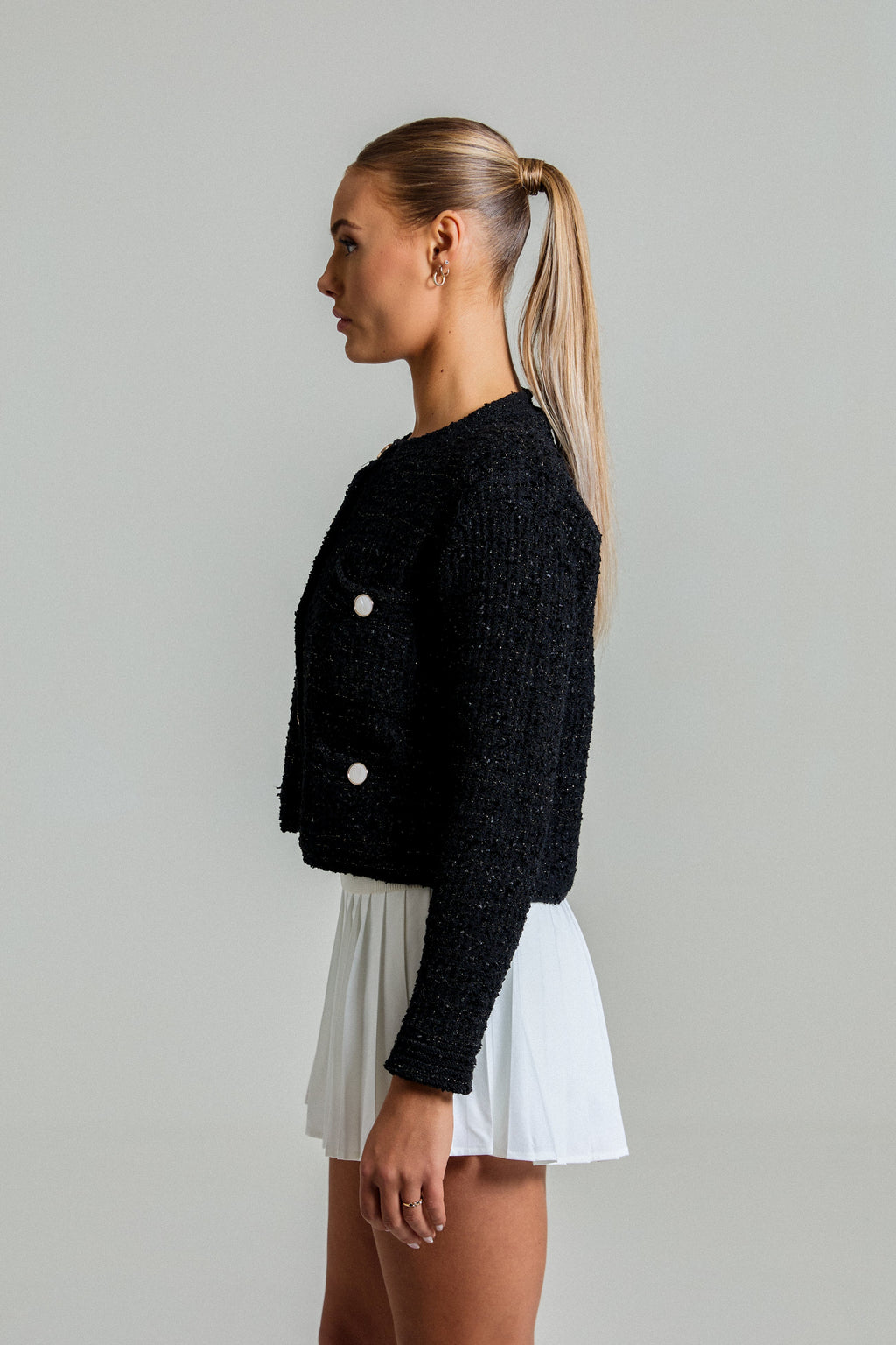 Lunetta Cardigan - Black