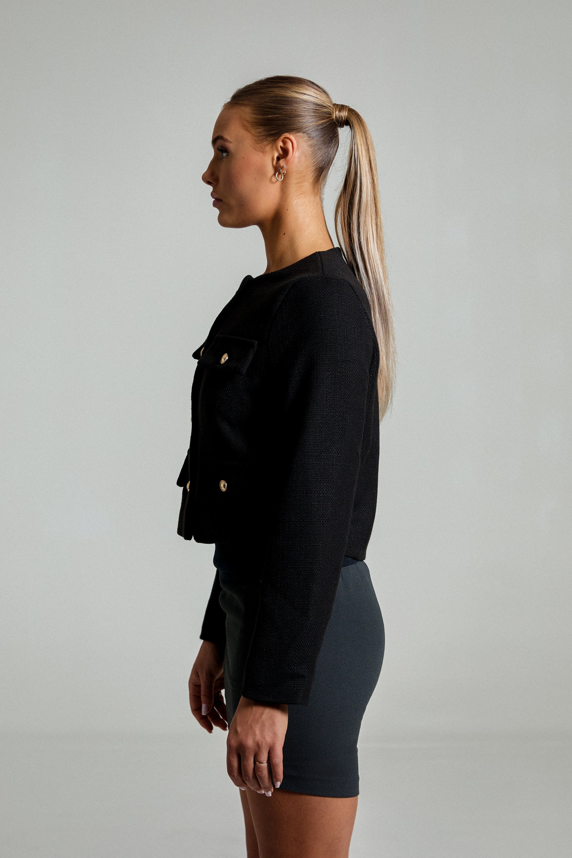 Naked Blazer - Noir