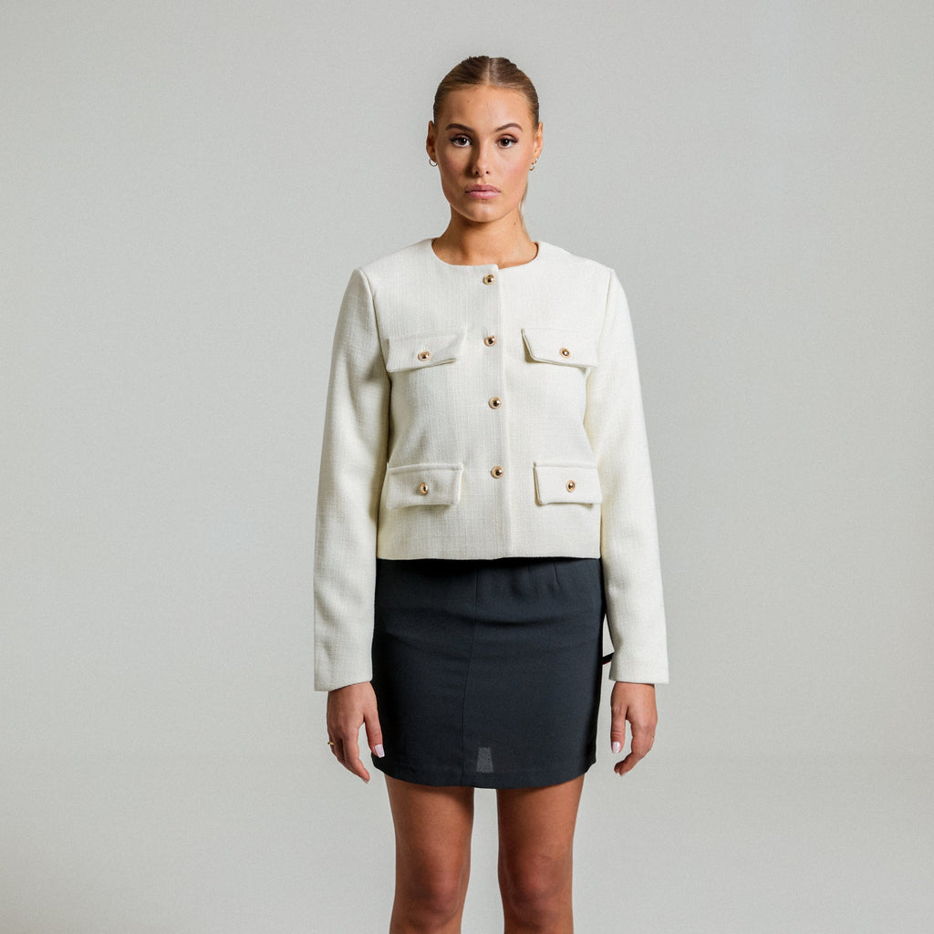 Naked Blazer - Blanc