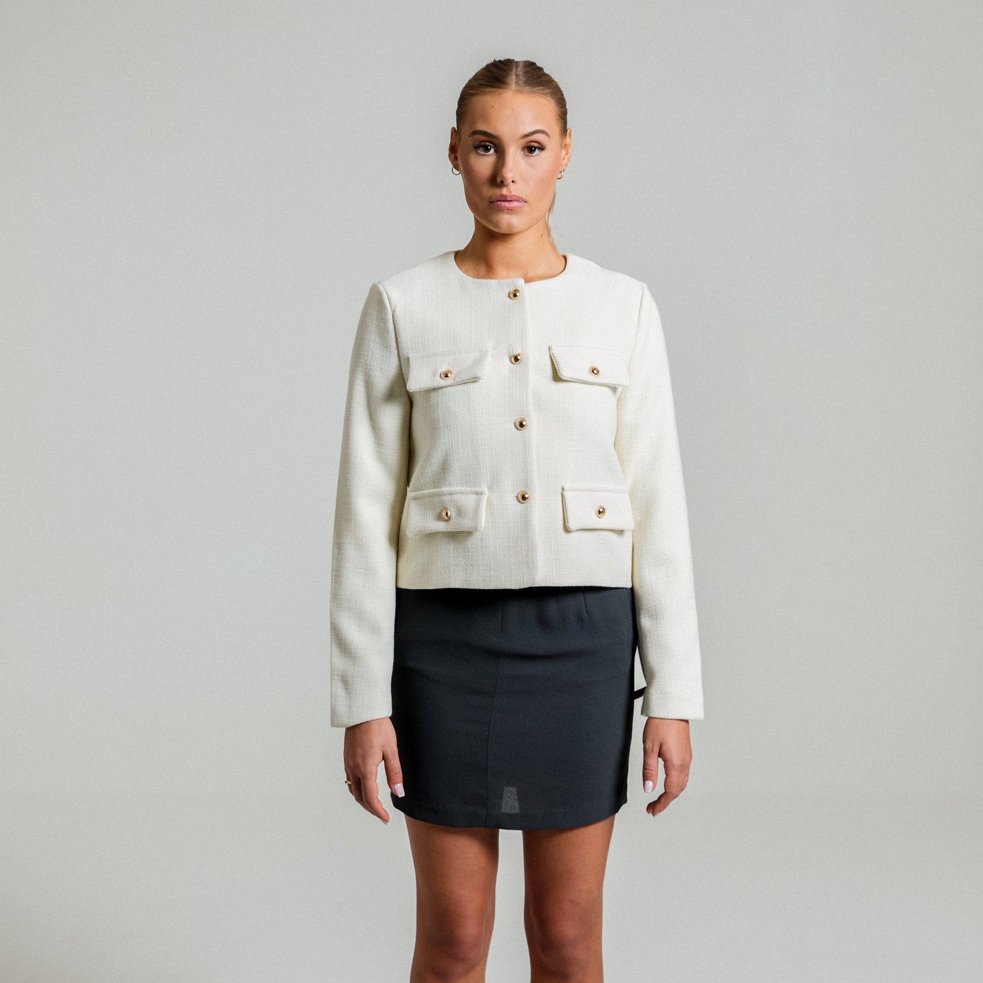 Naked Blazer - Blanc