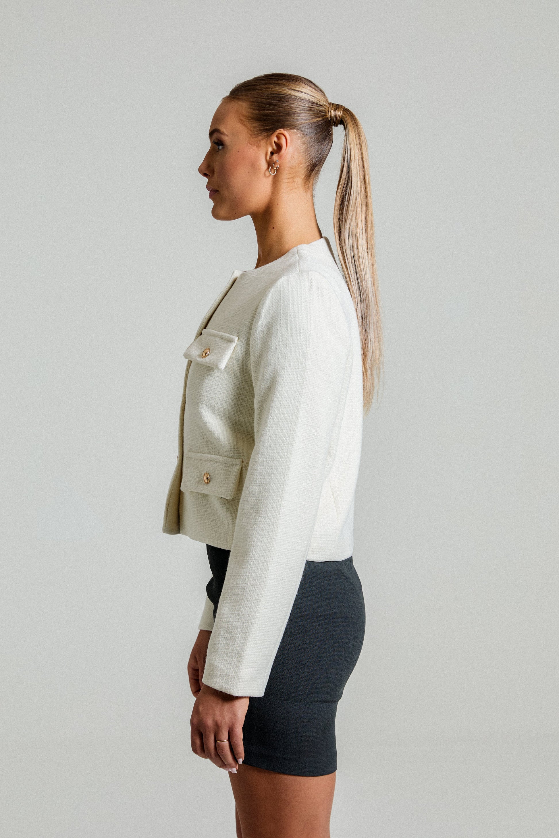 Naked Blazer - Blanc