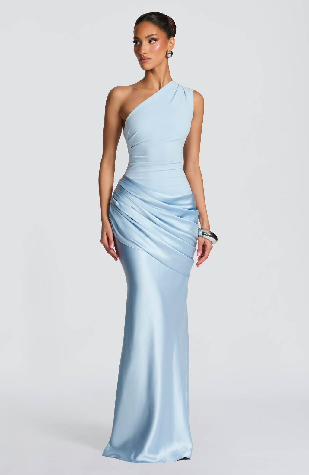 The Paulette One-Shoulder Maxi Dress