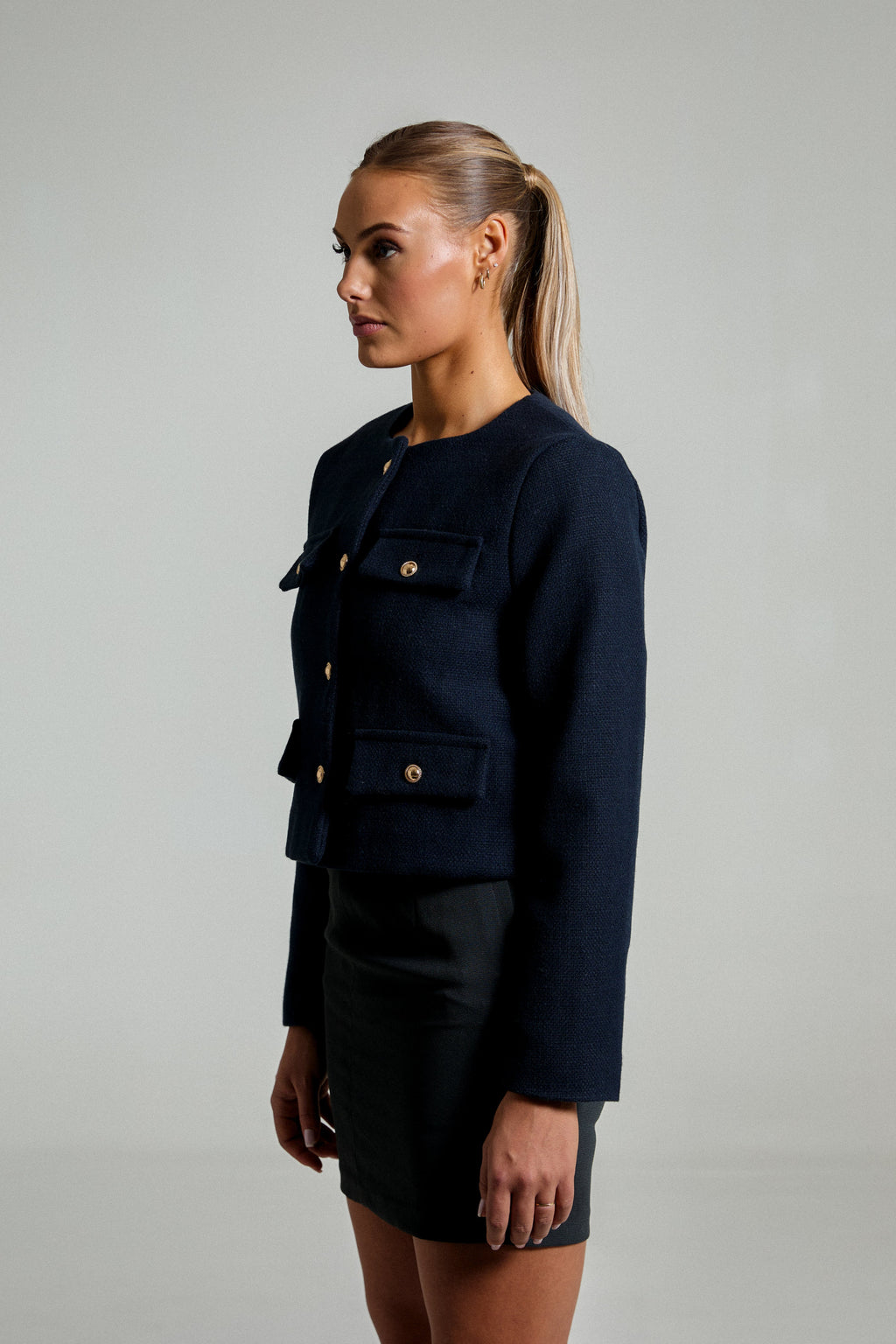 Naked Blazer - Midnight Blue