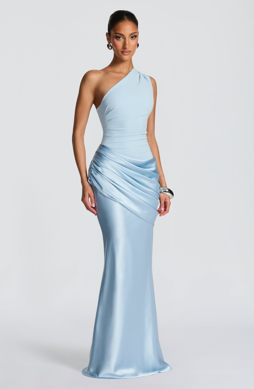 The Paulette One-Shoulder Maxi Dress