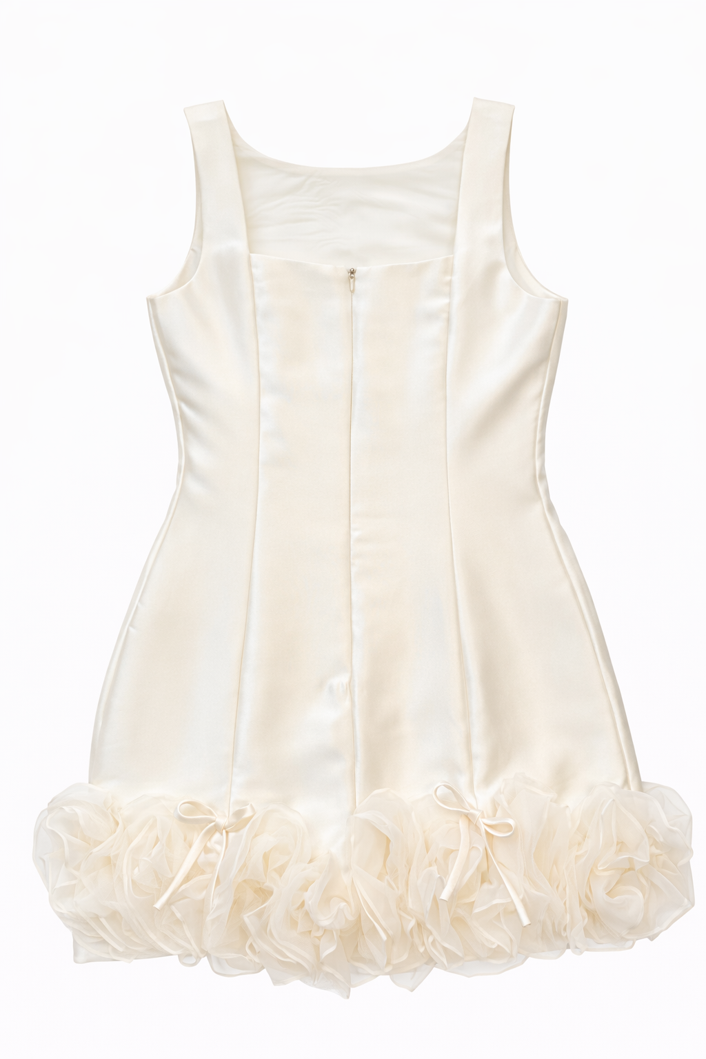 Ivory Bloom Mini Dress