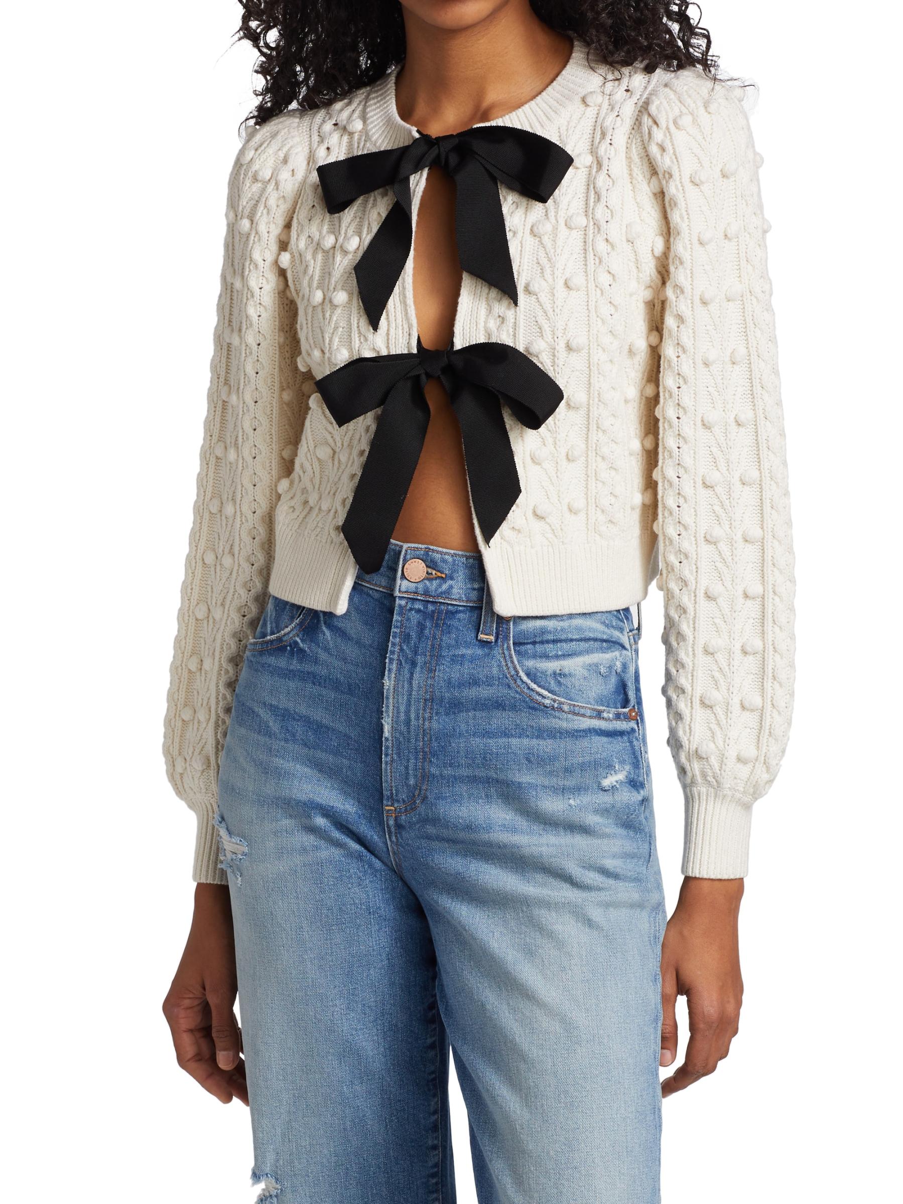 Alanna - Kitty Puff-Sleeve Cardigan