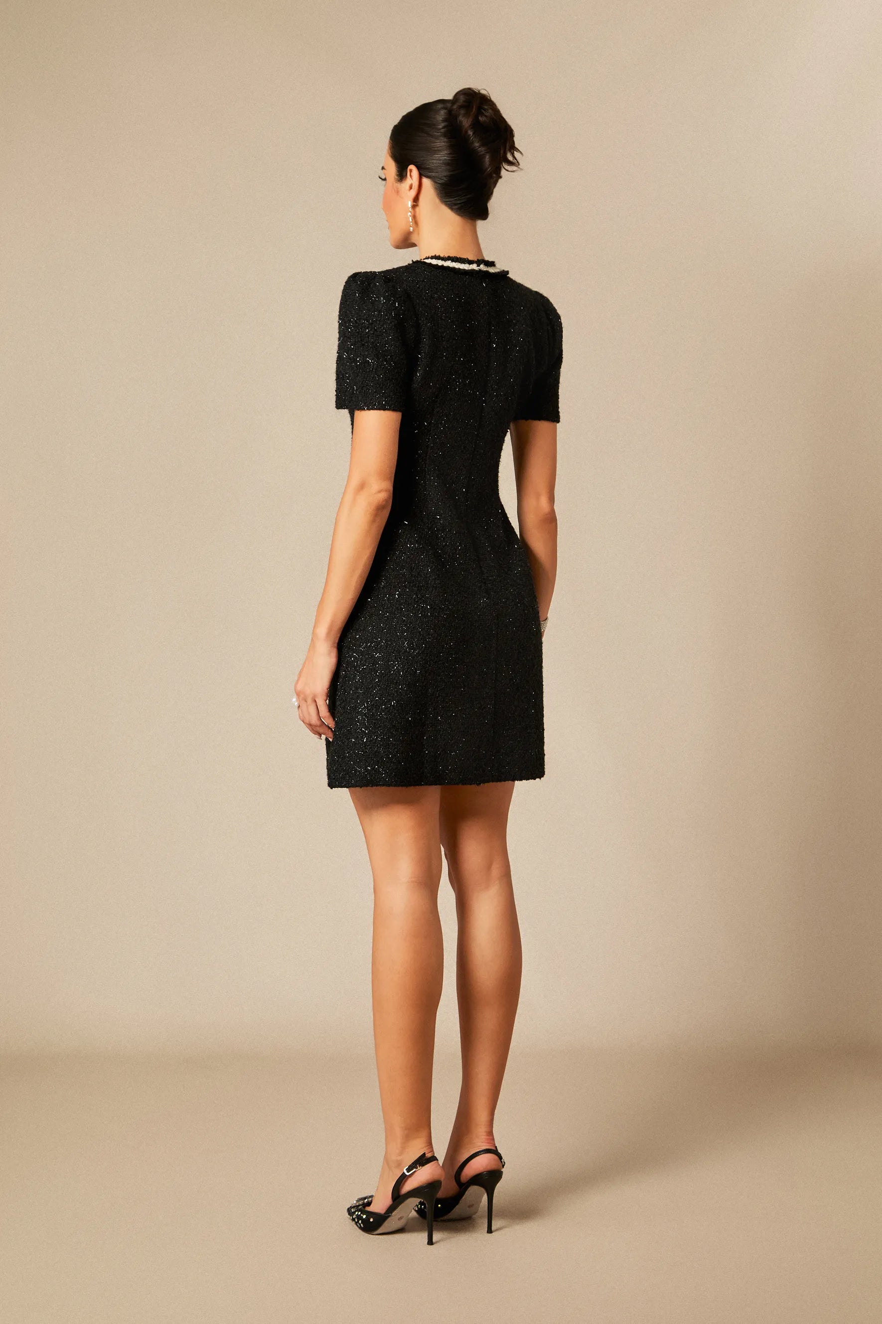 Elwood - Round Neck Knitted Mini Dress