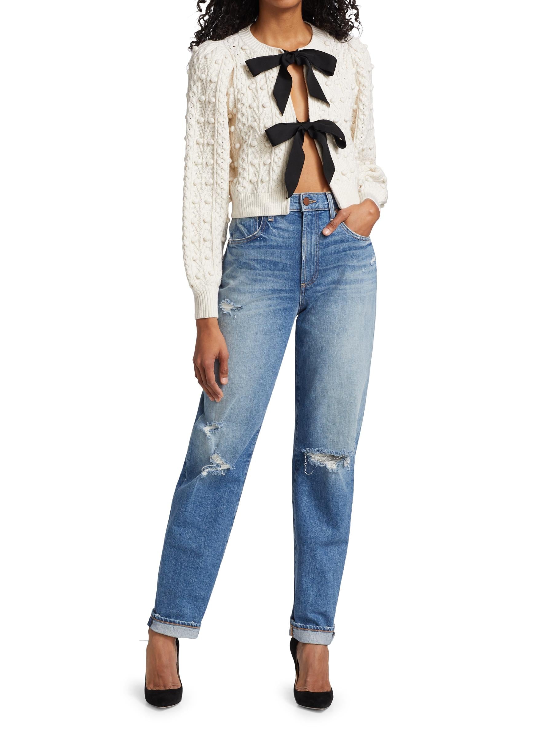 Alanna - Kitty Puff-Sleeve Cardigan