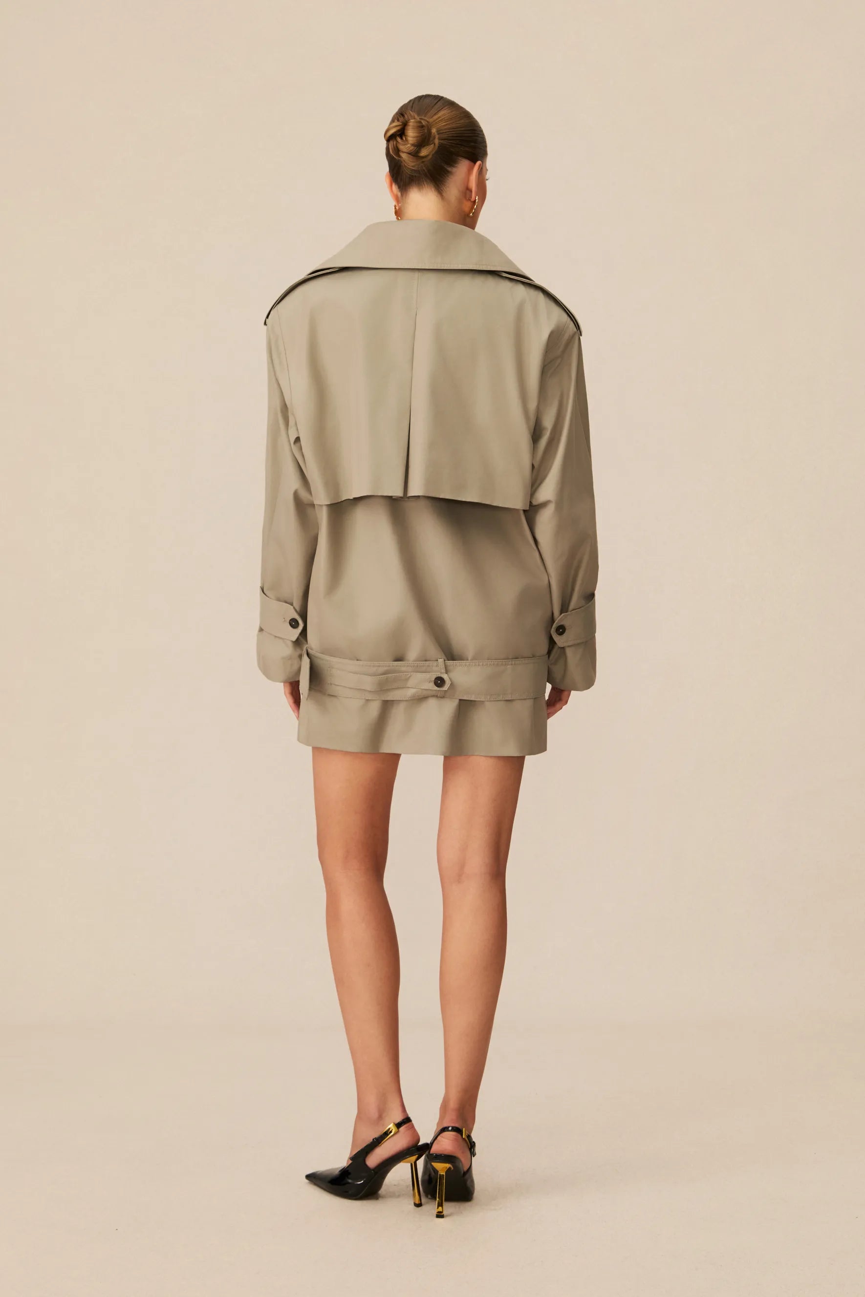 Frida - Double Breasted Belted Trench Jacket