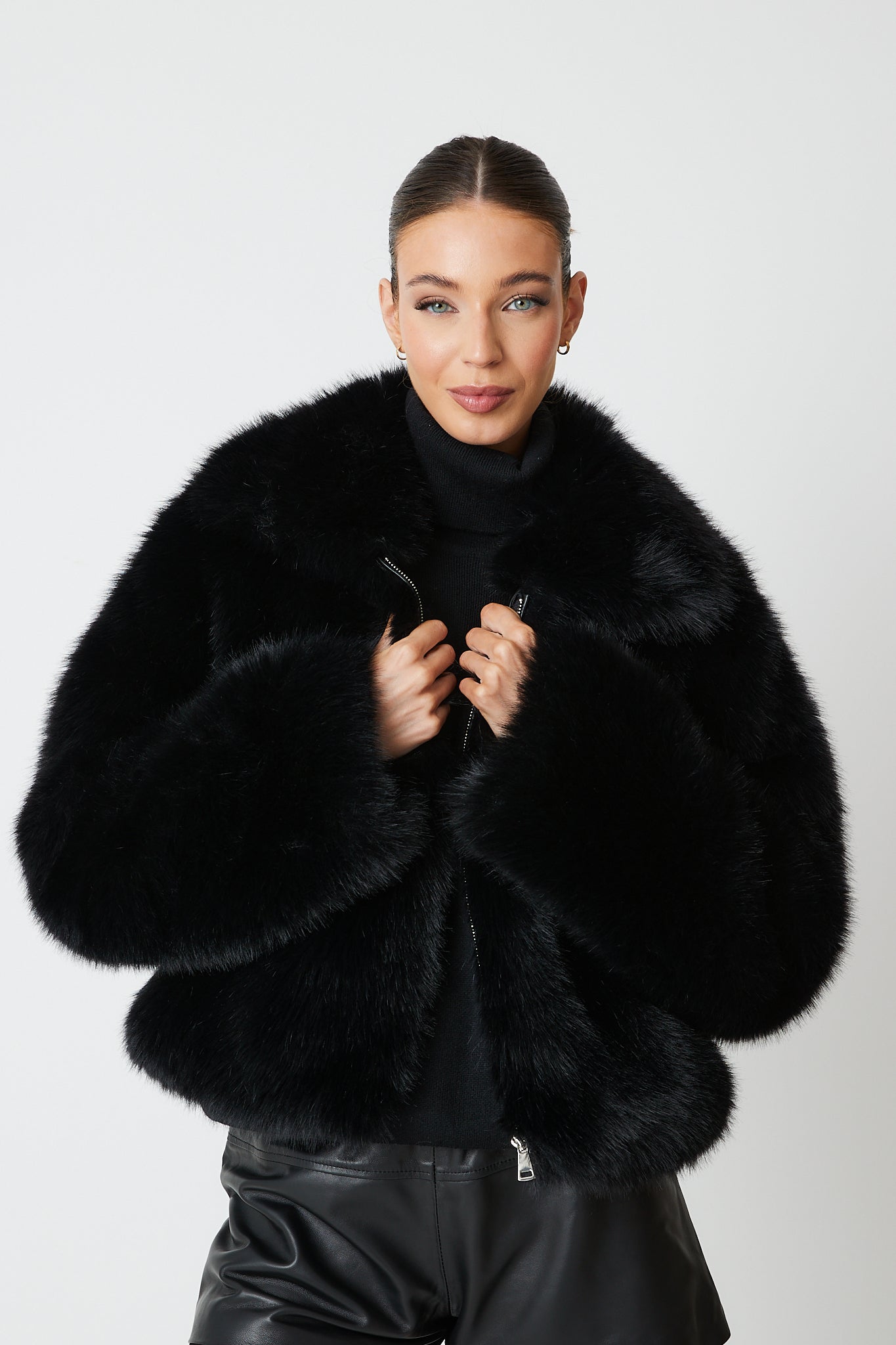 Angeline Premium Faux Fur Bomber