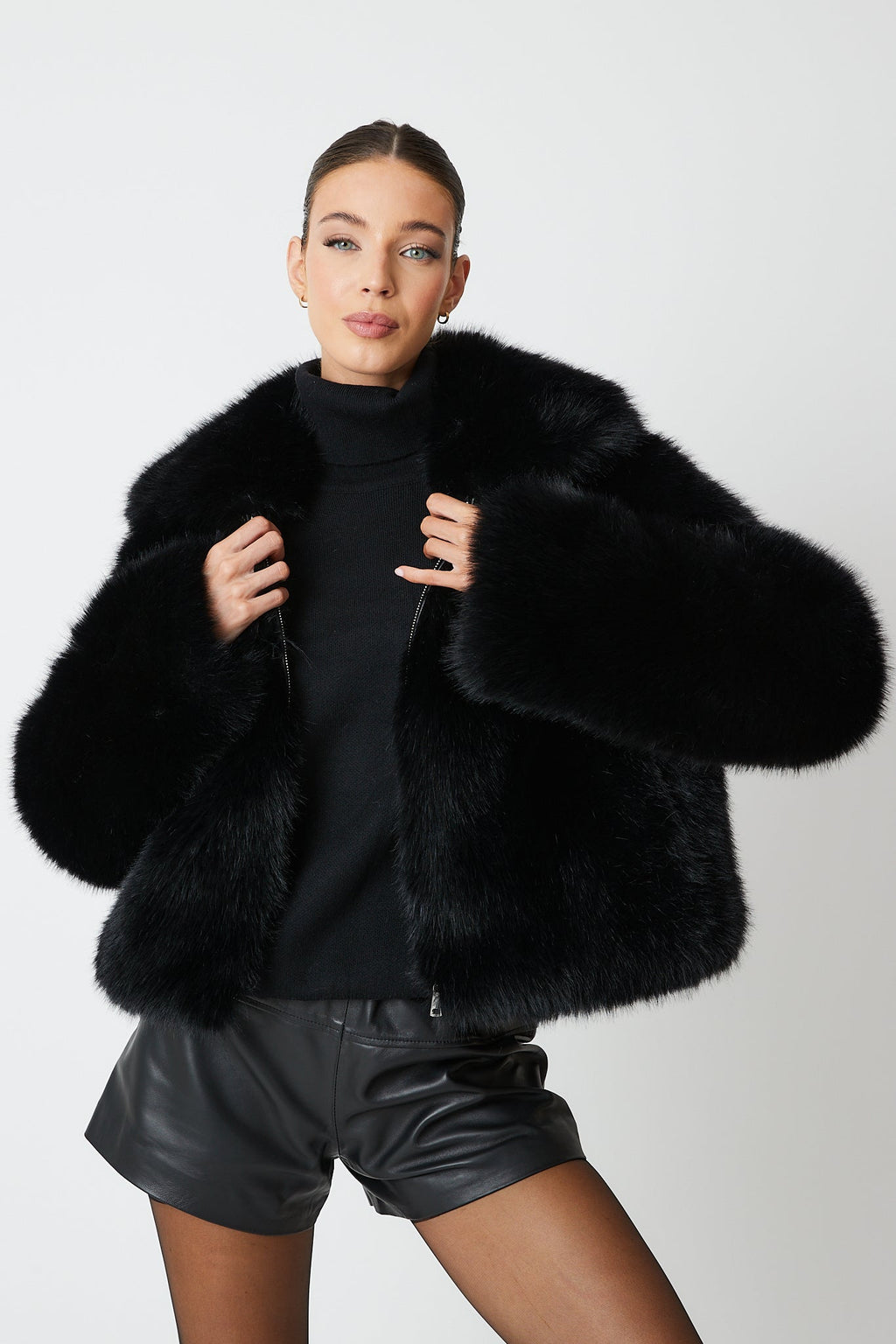 Angeline Premium Faux Fur Bomber