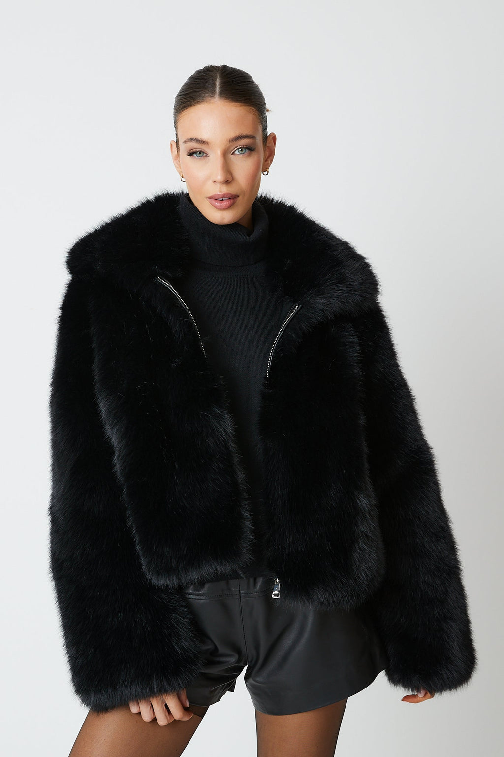 Angeline Premium Faux Fur Bomber