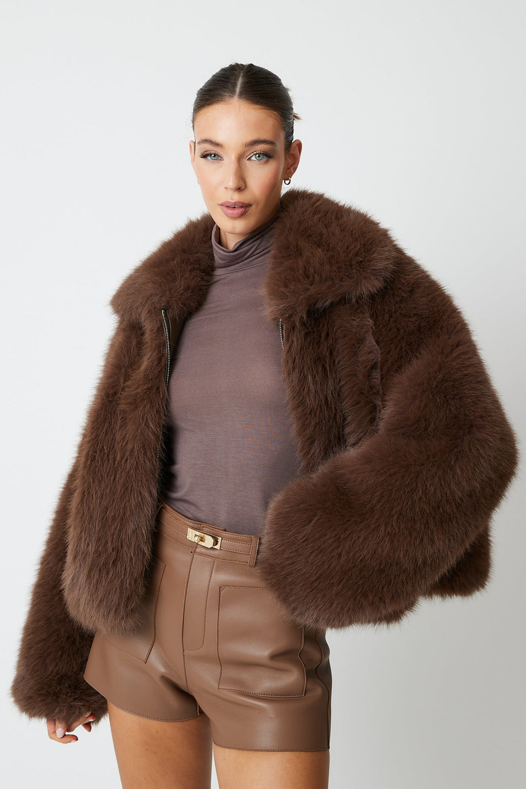 Angeline Premium Faux Fur Bomber