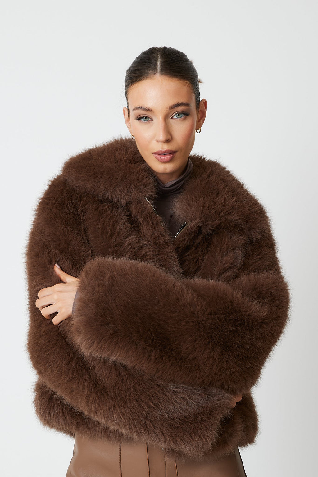 Angeline Premium Faux Fur Bomber