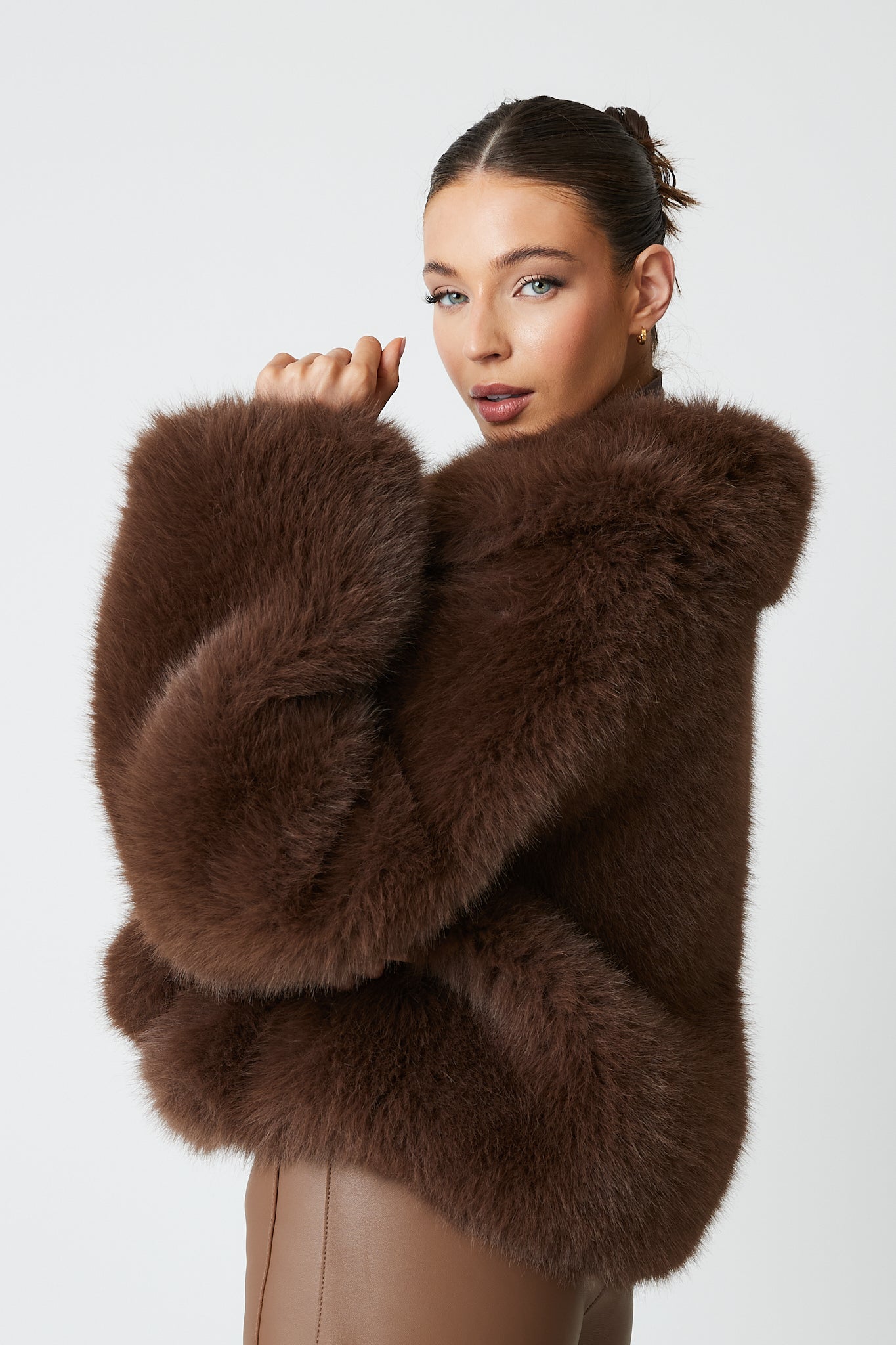 Angeline Premium Faux Fur Bomber