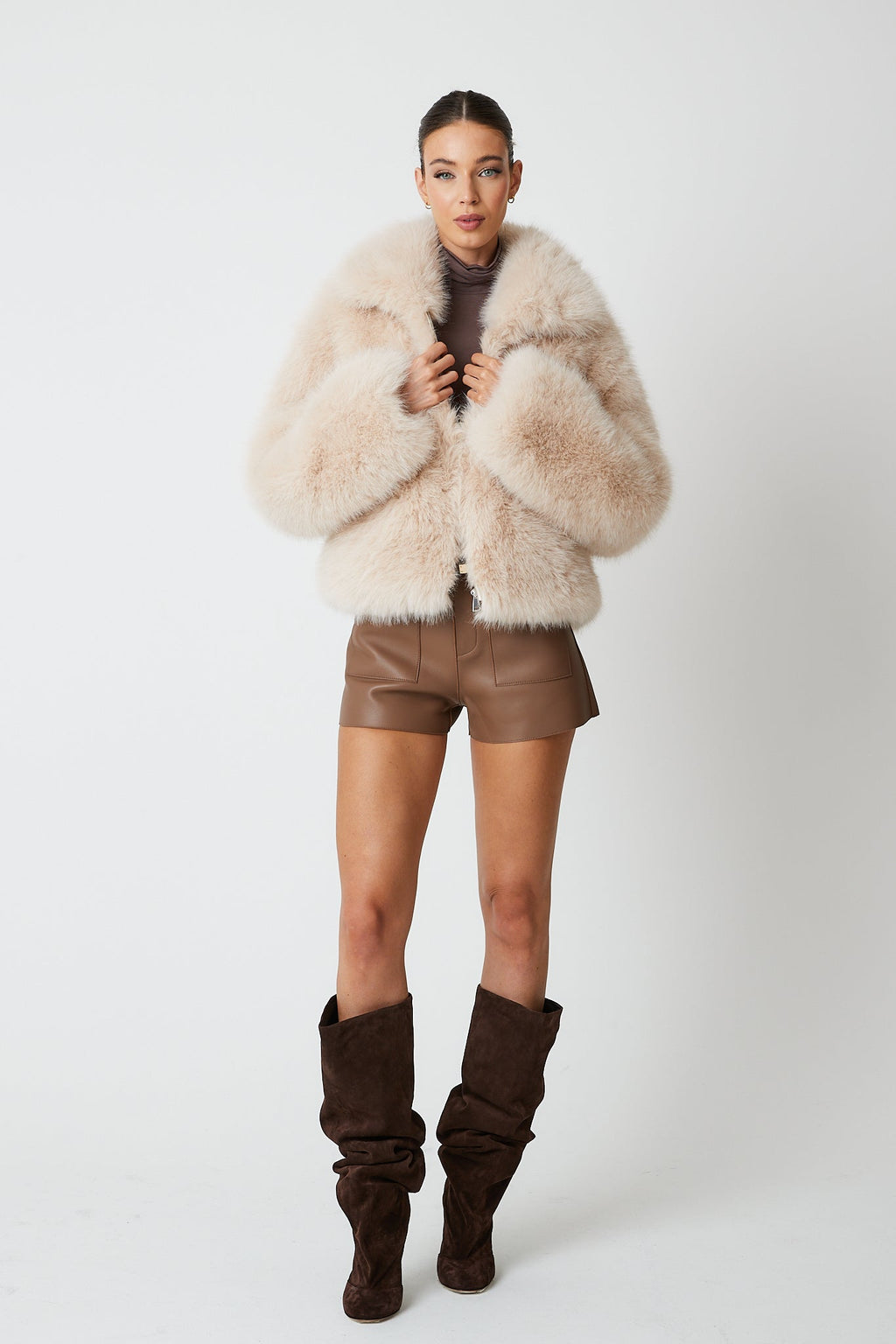 Angeline Premium Faux Fur Bomber
