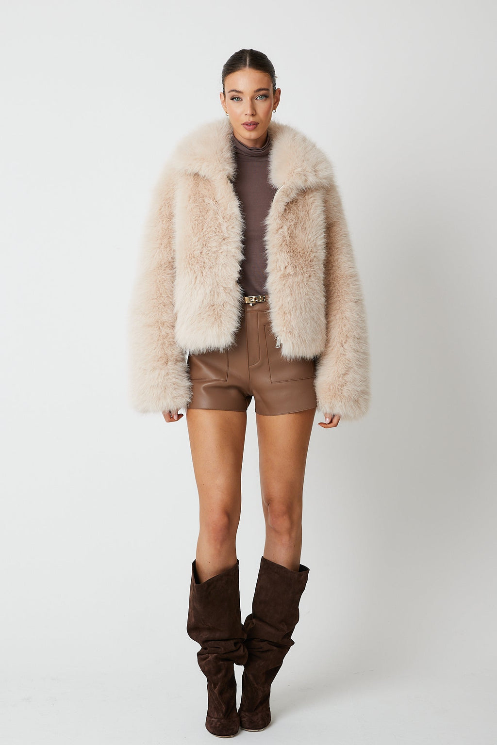 Angeline Premium Faux Fur Bomber