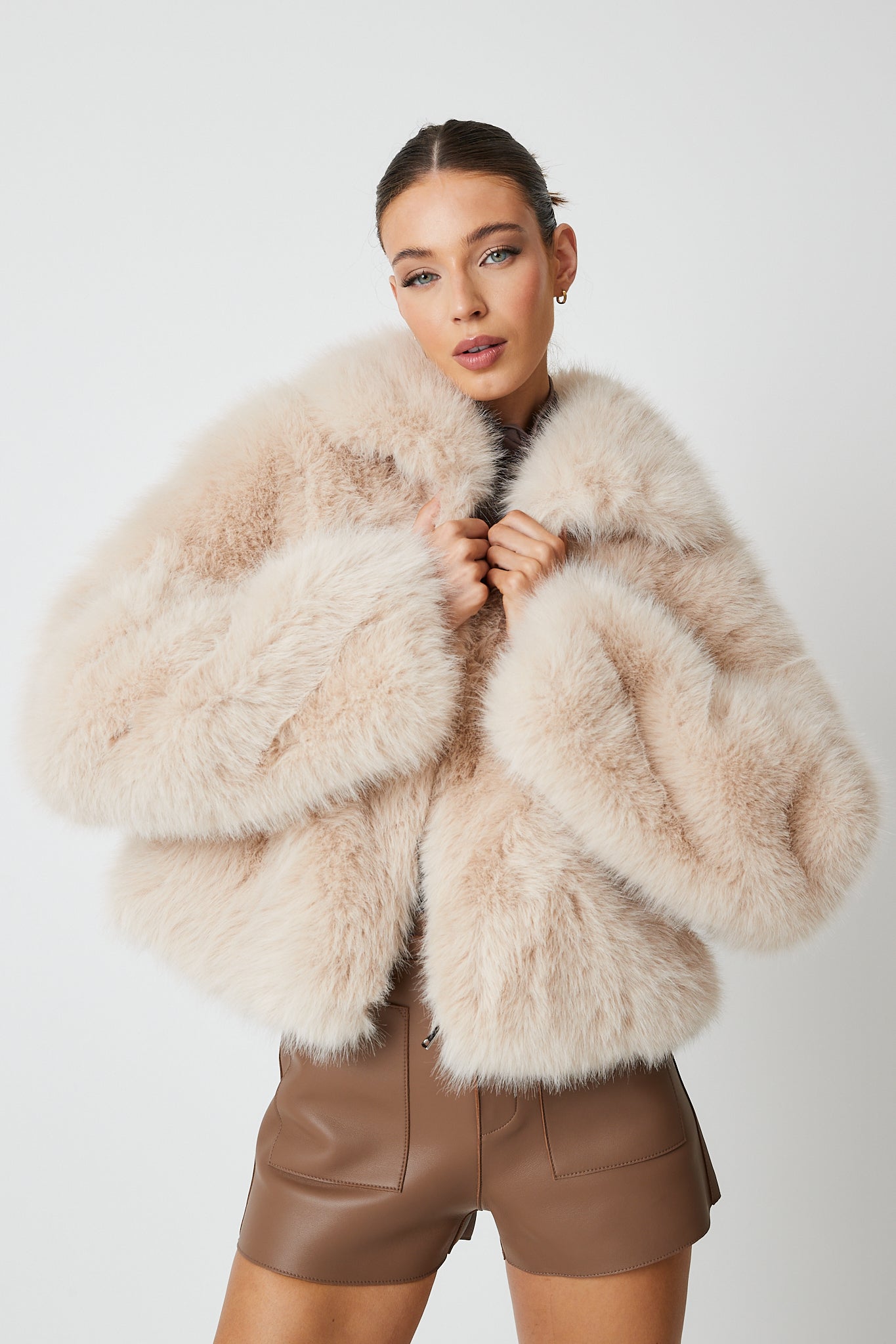 Angeline Premium Faux Fur Bomber