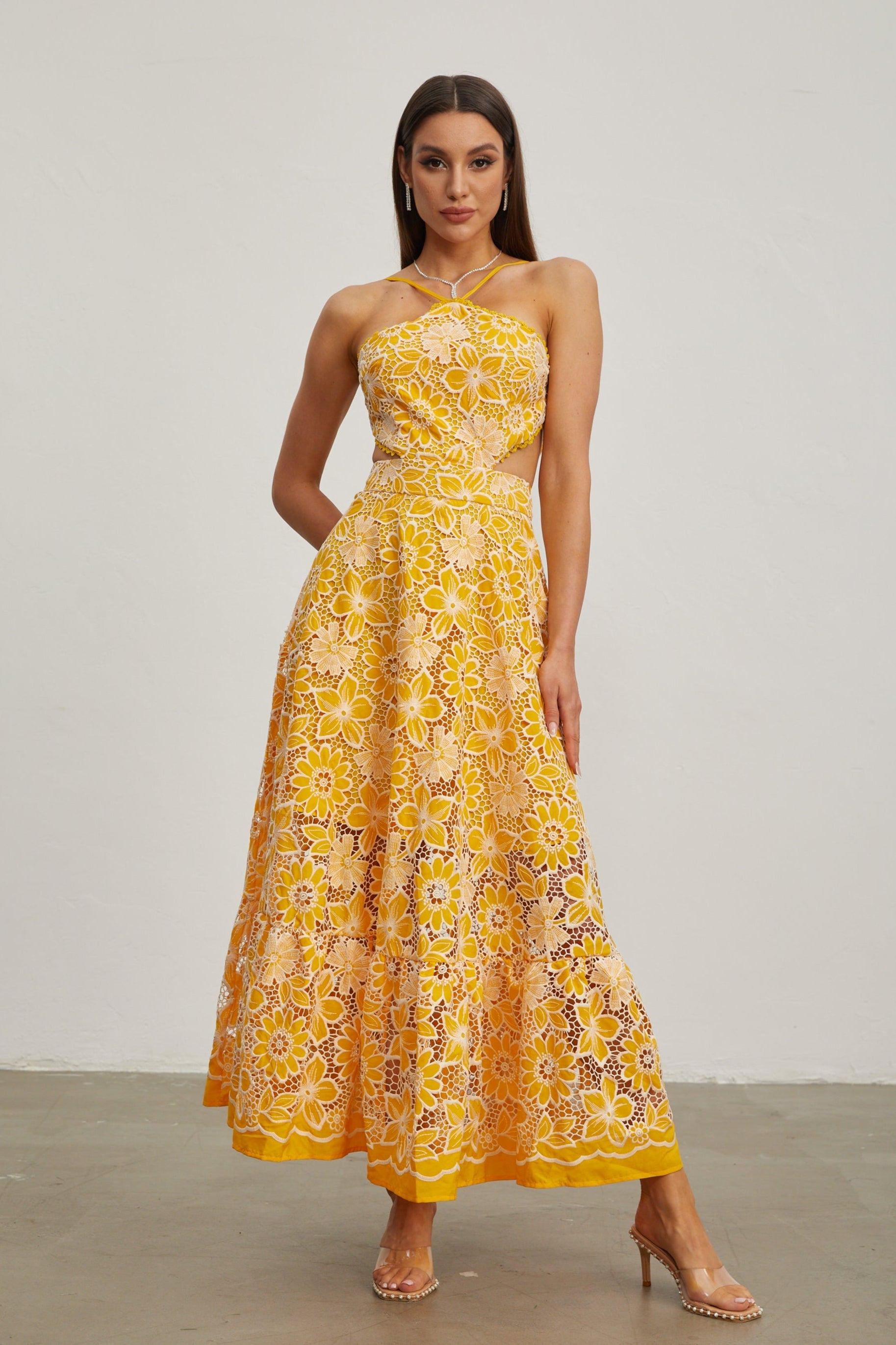 Dorothy - Halter Maxi Dress
