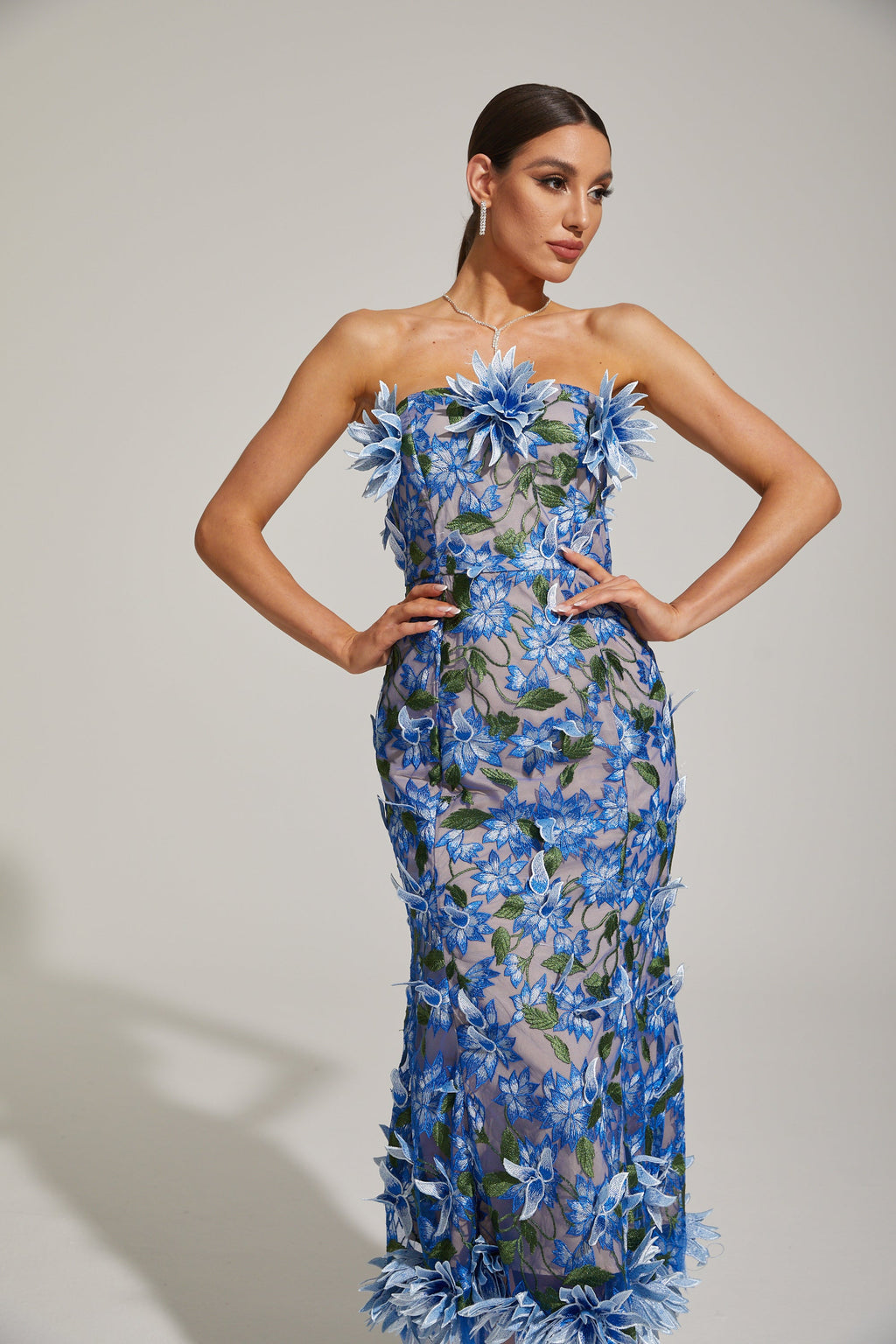 Calista - Floral Midi Dress