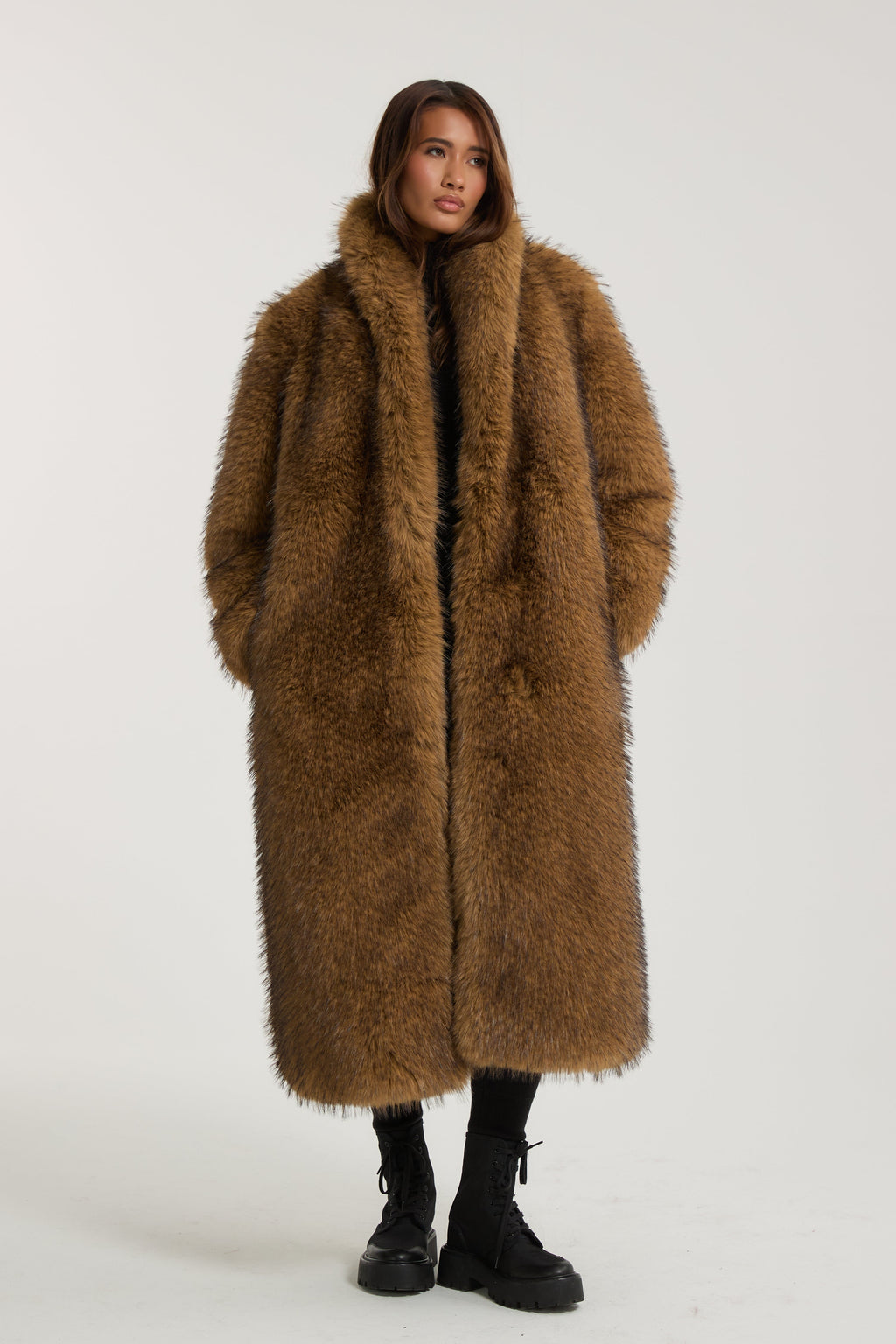 Ayana Premium Long Faux Fur Coat