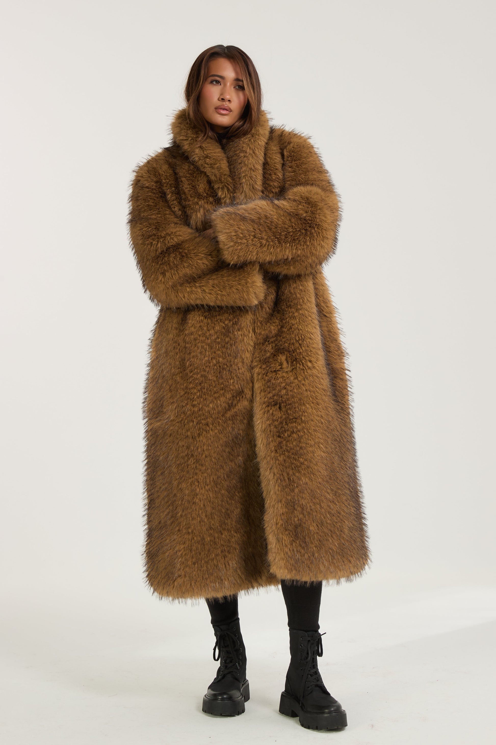 Ayana Premium Long Faux Fur Coat
