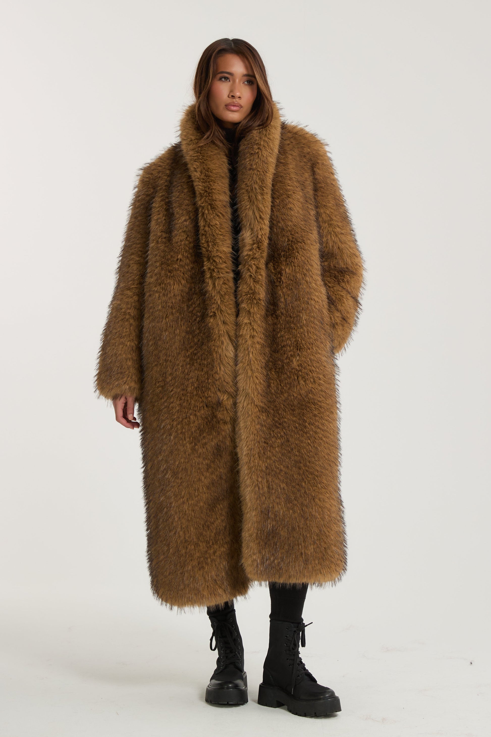 Ayana Premium Long Faux Fur Coat