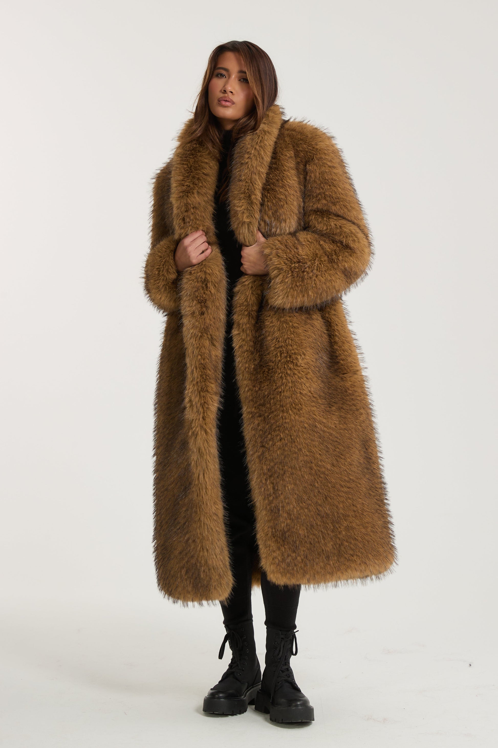 Ayana Premium Long Faux Fur Coat
