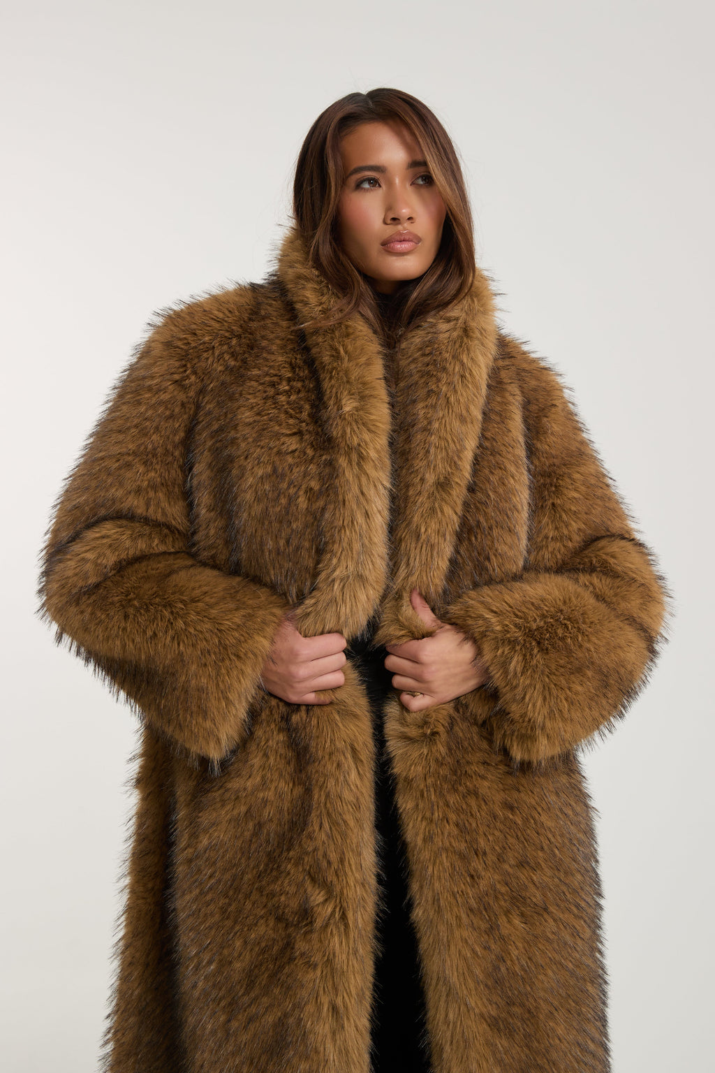 Ayana Premium Long Faux Fur Coat