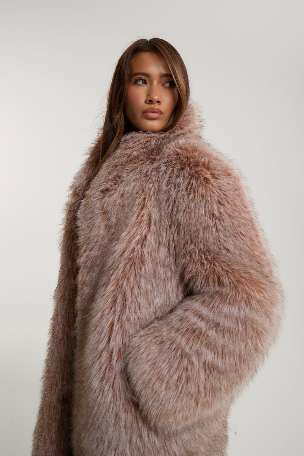 Ayana Premium Long Faux Fur Coat
