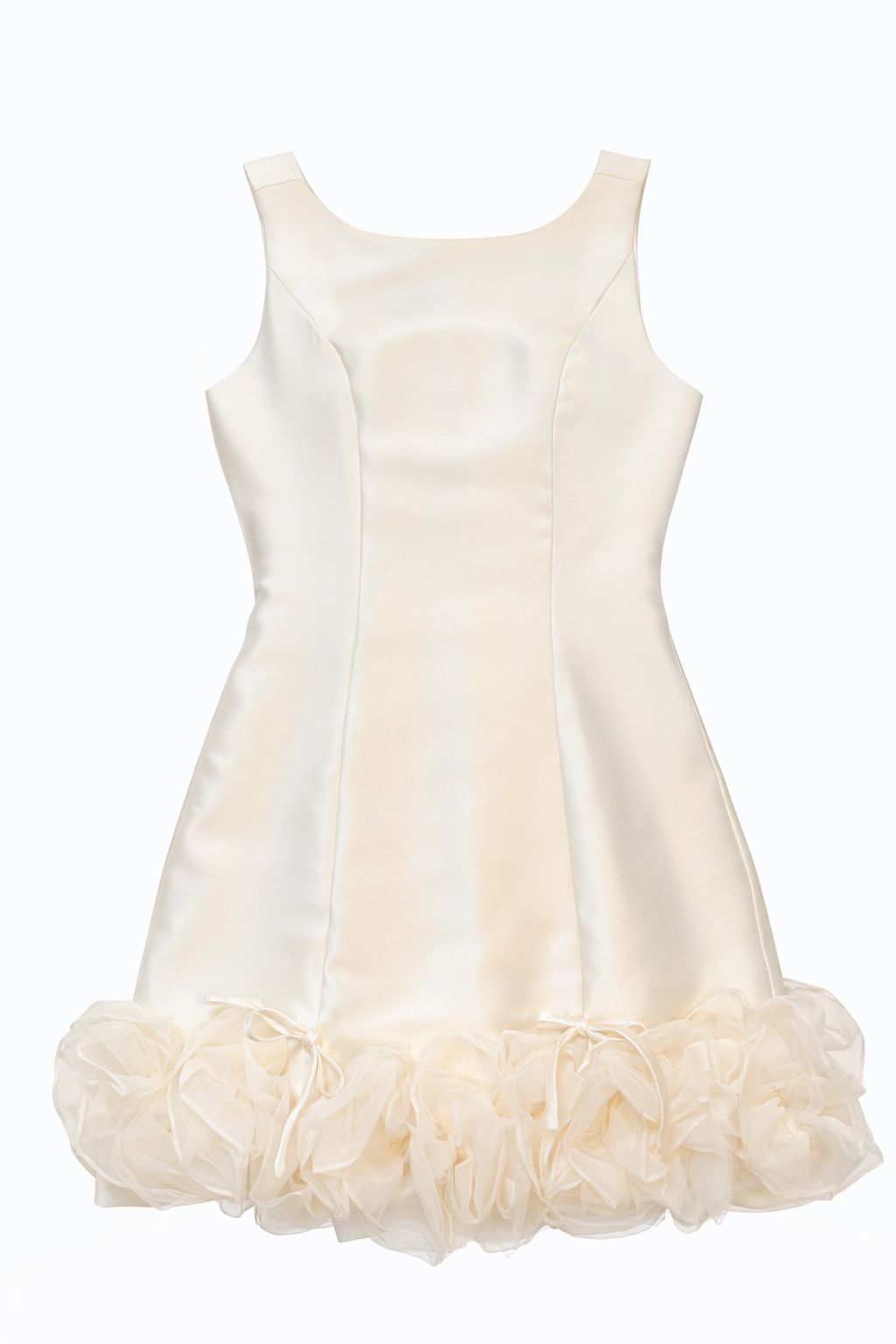 Ivory Bloom Mini Dress