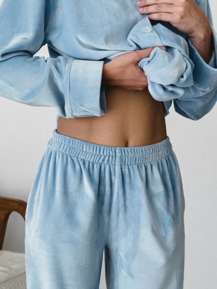 Alissa - Baby Blue Pyjama Set