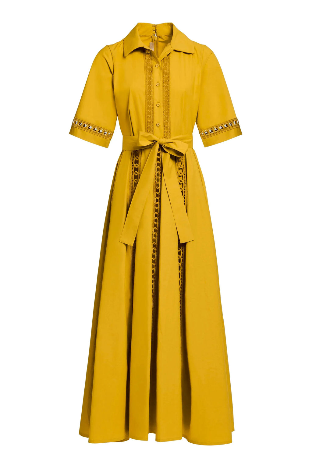 Angelina - Lace Embroidered Maxi Dress