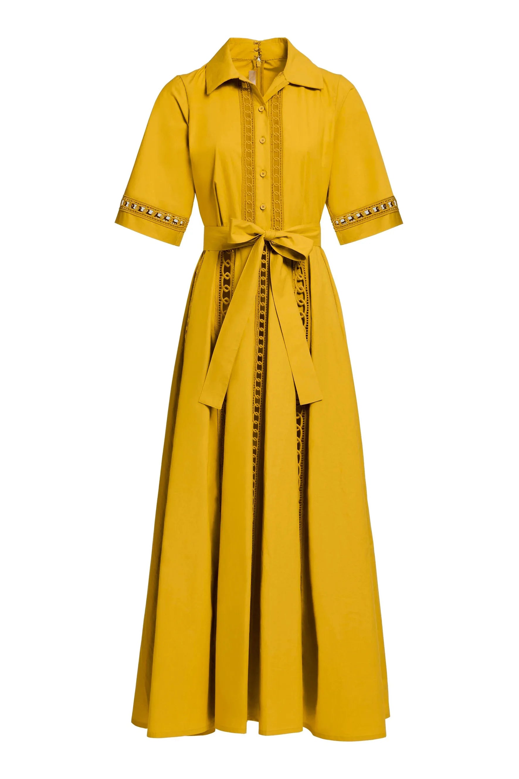 Angelina - Lace Embroidered Maxi Dress