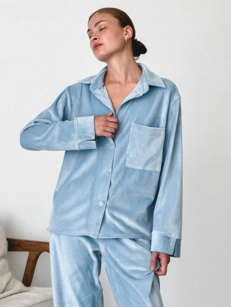 Alissa - Baby Blue Pyjama Set