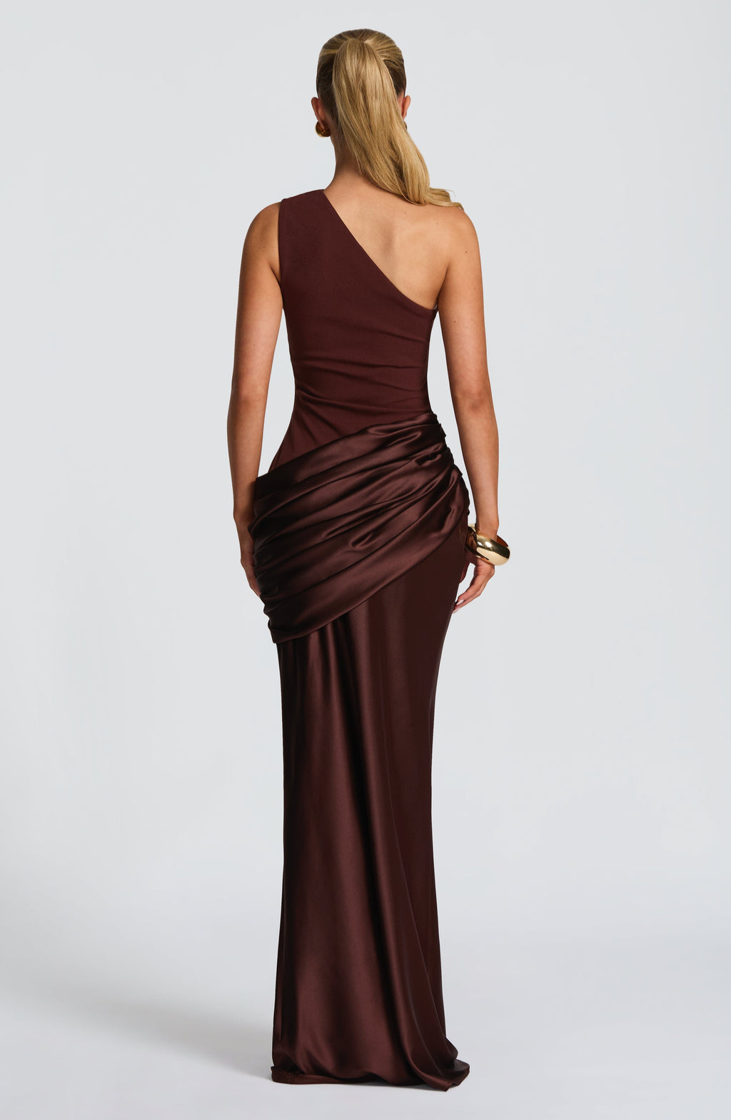 The Paulette One-Shoulder Maxi Dress