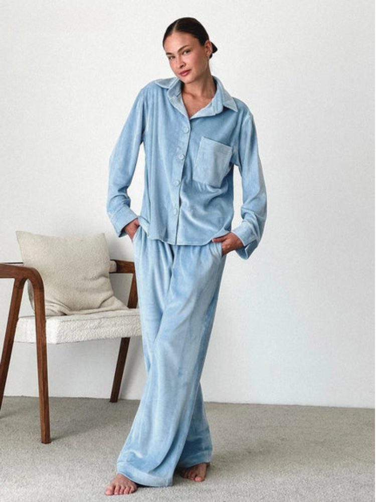 Alissa - Baby Blue Pyjama Set