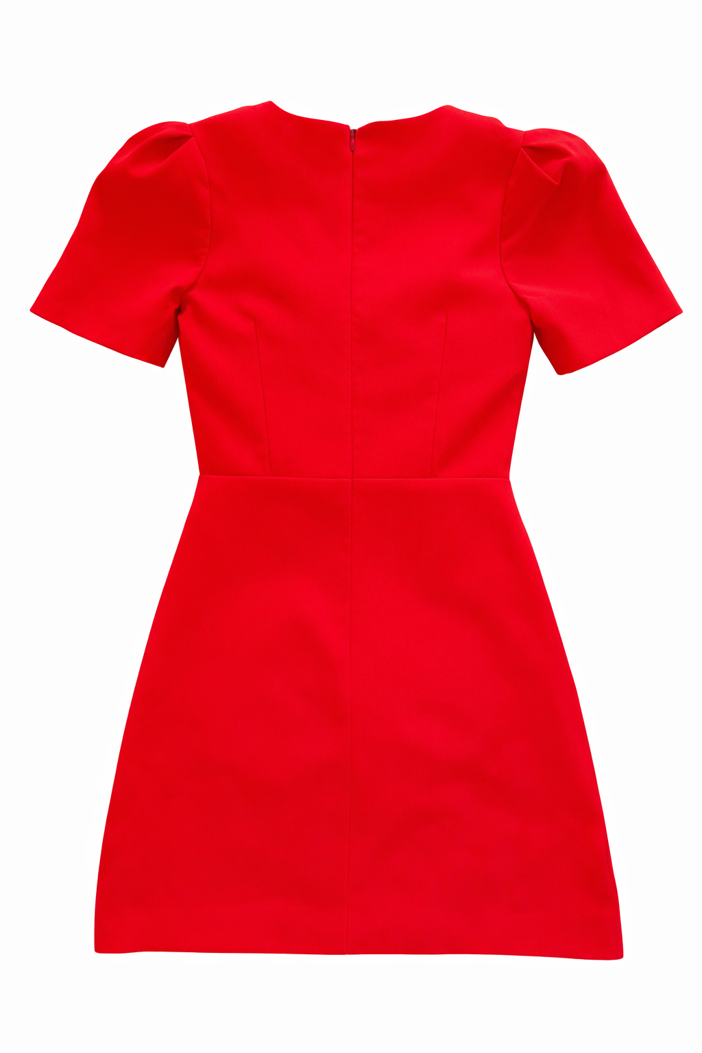 Éternelle Rouge Crystal Embellished Bow Mini Dress