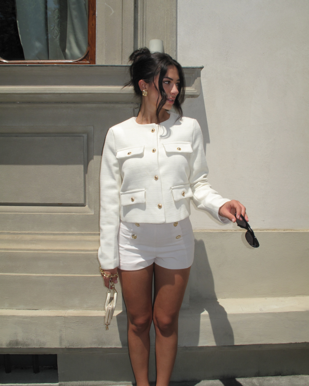 Naked Blazer - Blanc