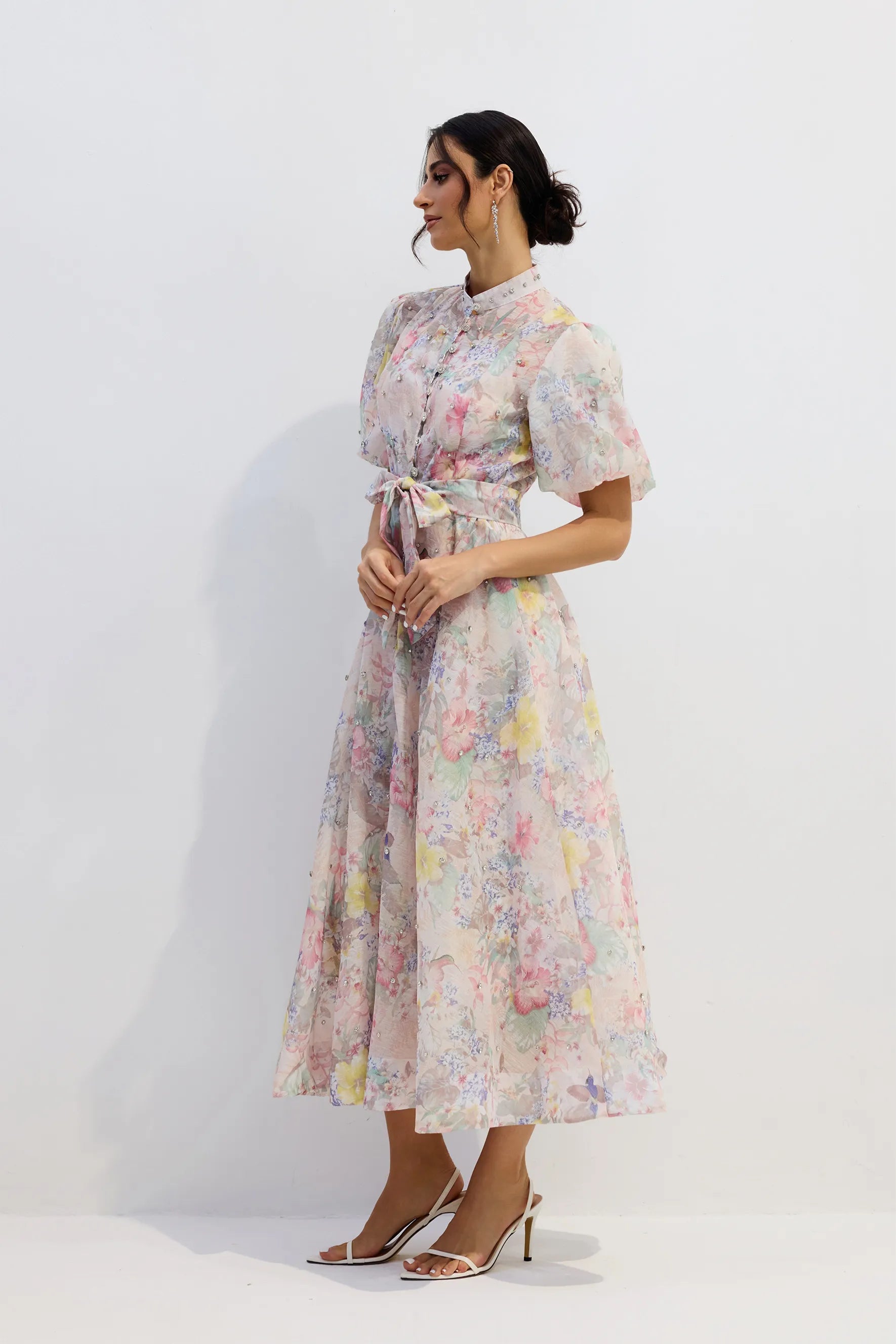 Serene - Floral Print Maxi Dress