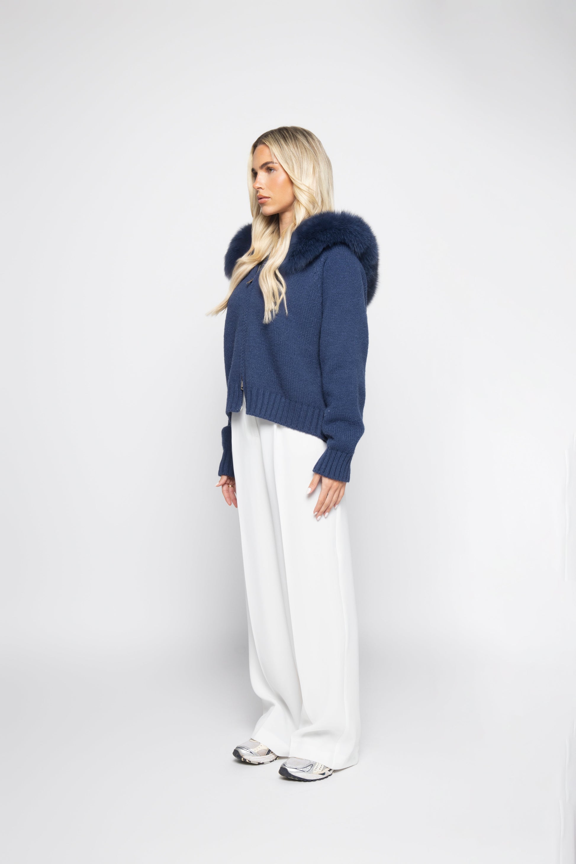 The d'Ampezzo Cardigan - Blue
