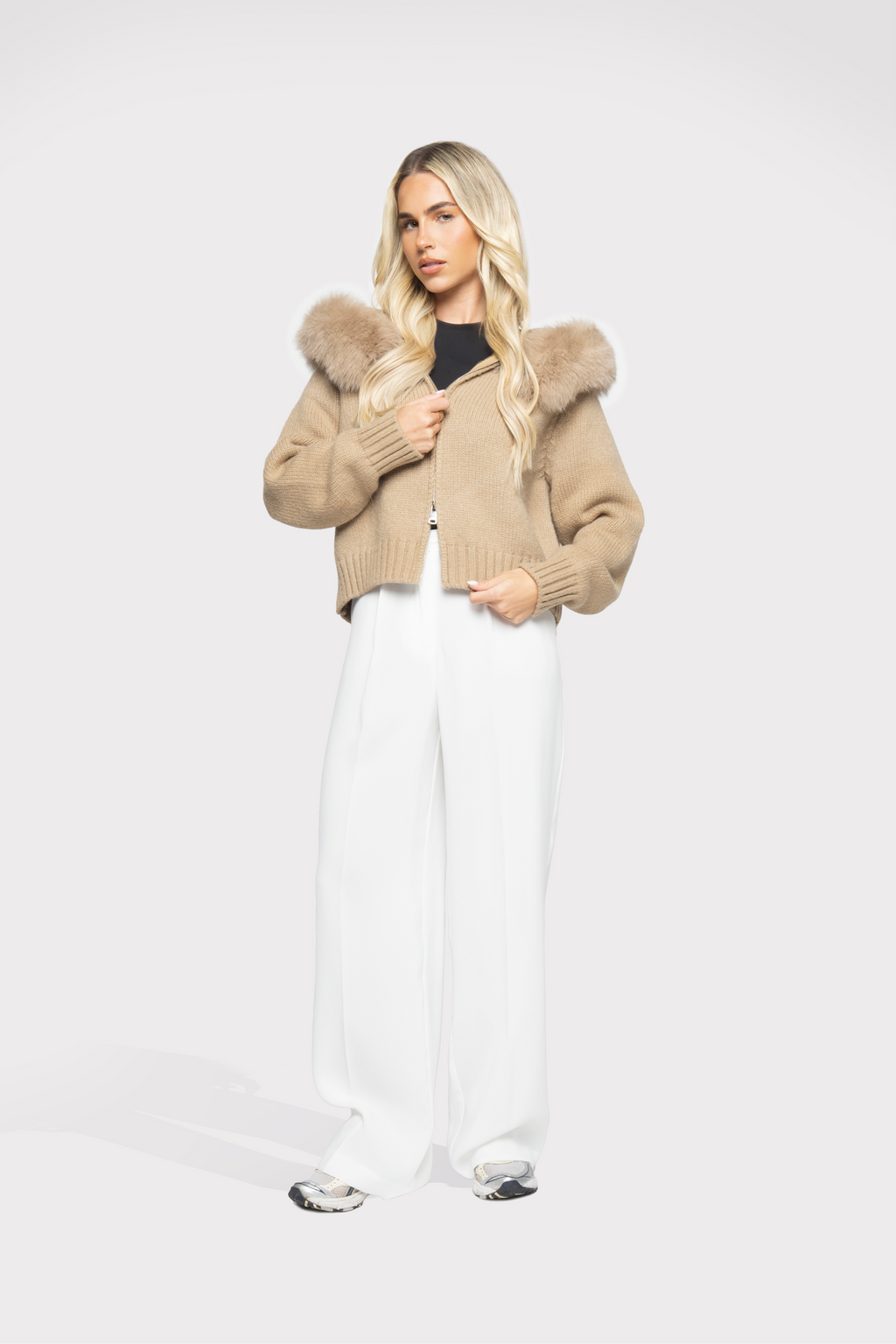 The d'Ampezzo Cardigan - Beige