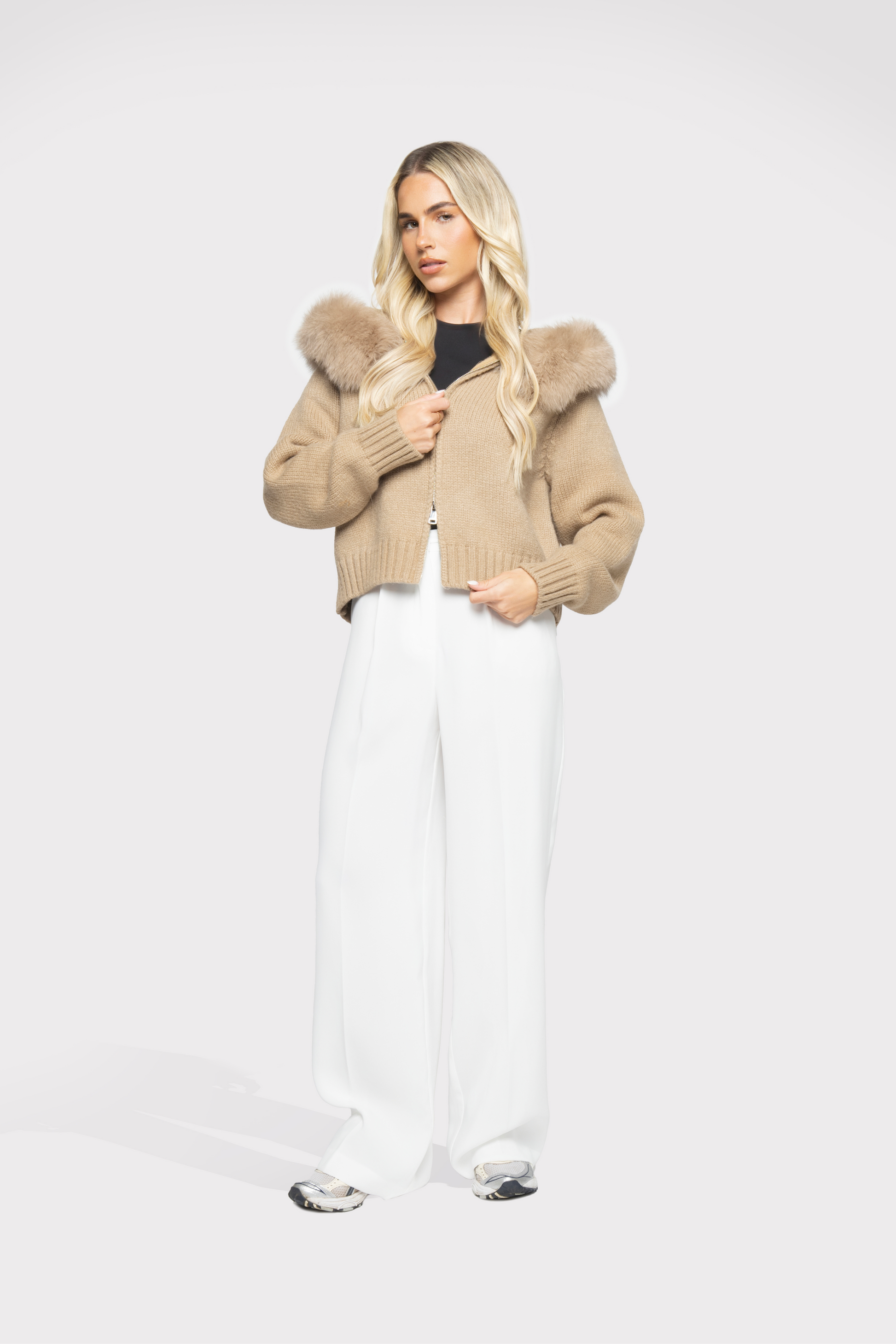 The d'Ampezzo Cardigan - Beige