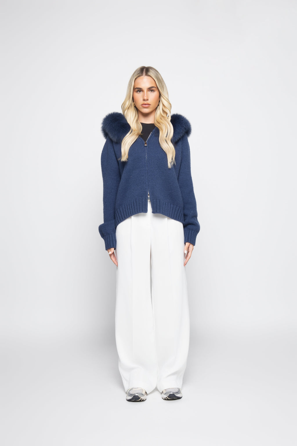 The d'Ampezzo Cardigan - Blue