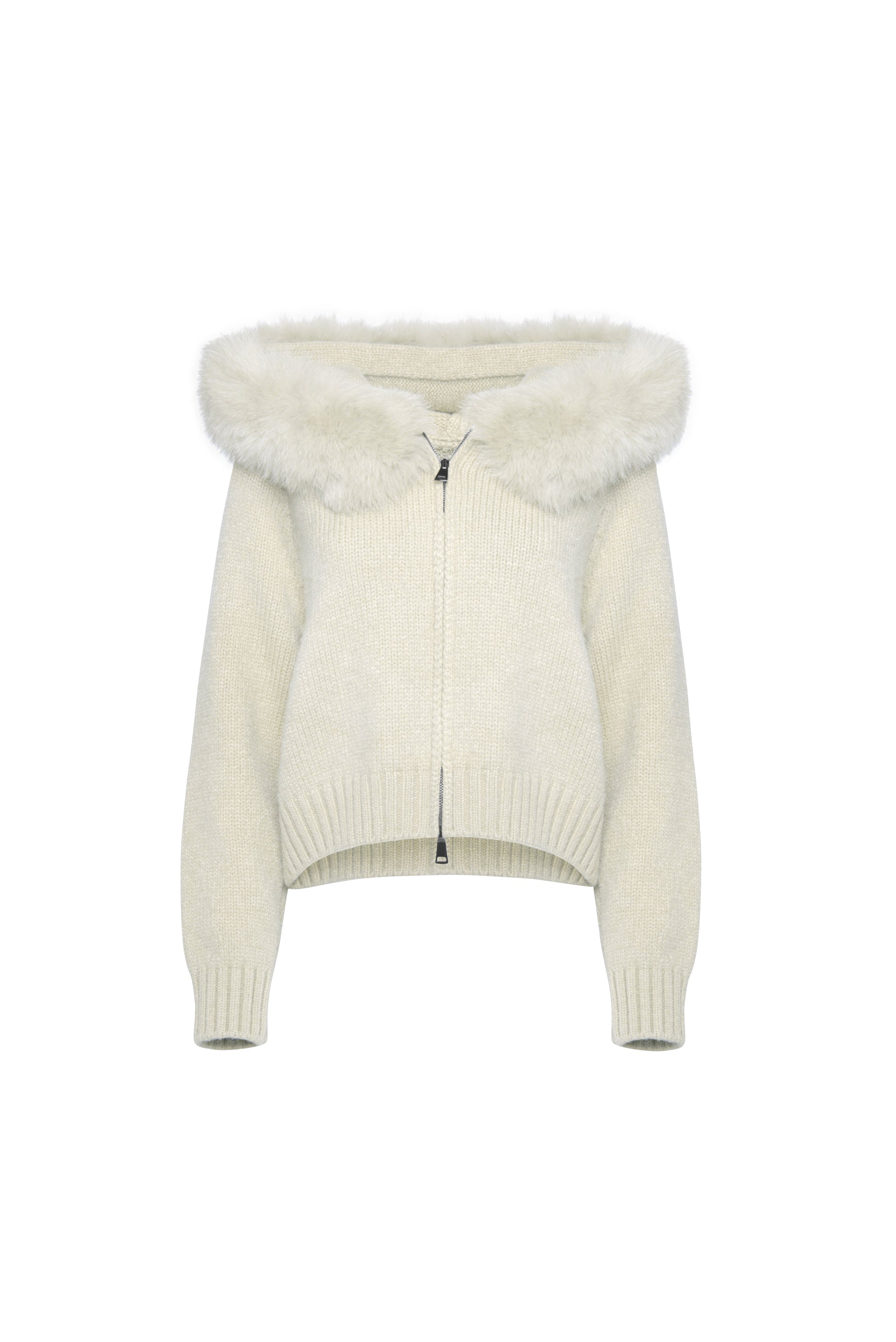 The d'Ampezzo Cardigan - White