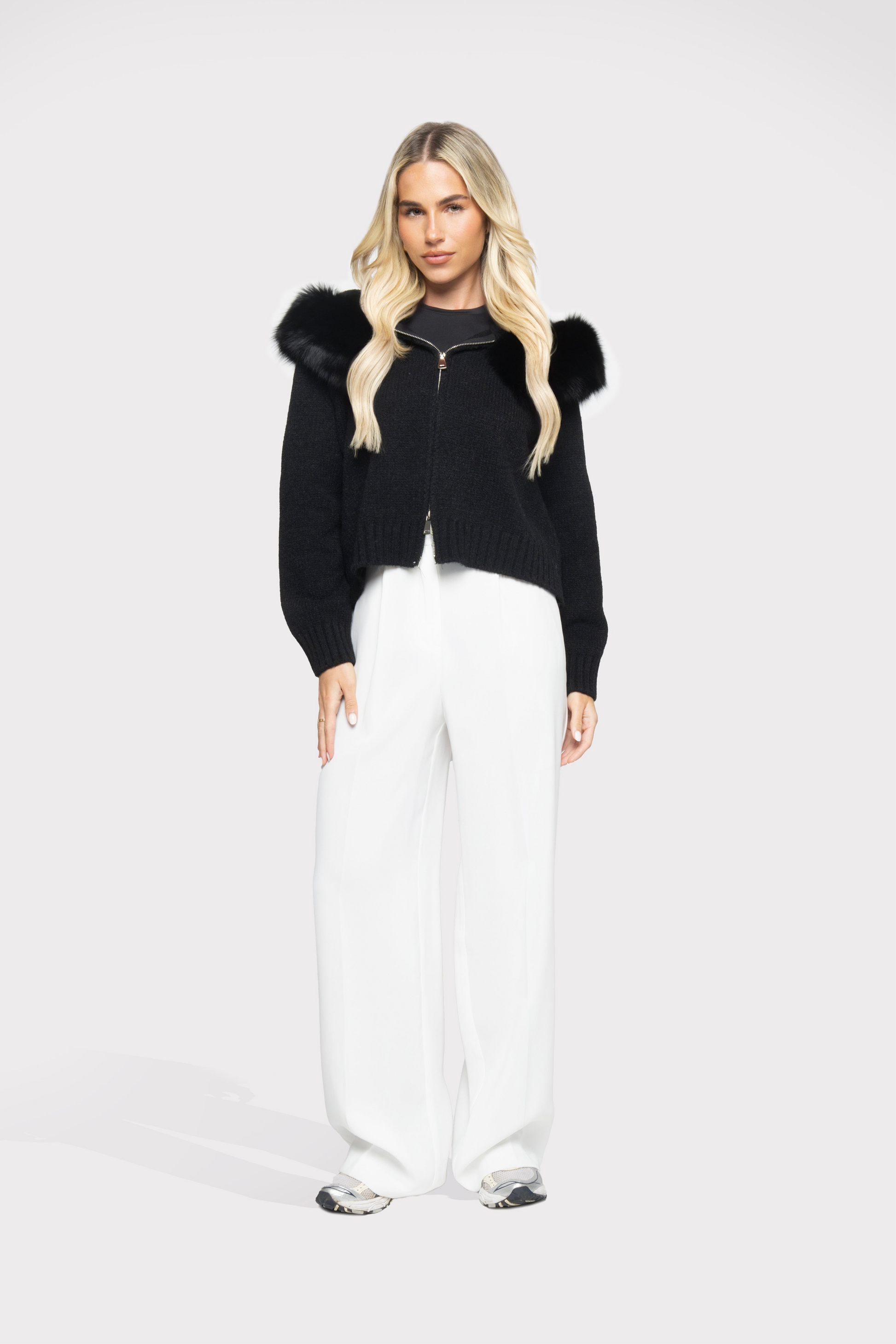 The d'Ampezzo Cardigan - Black