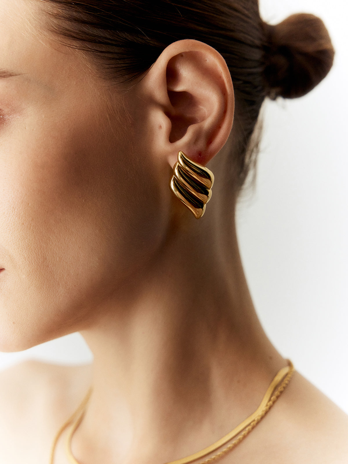 Aitana - Three Layer Wing Earrings